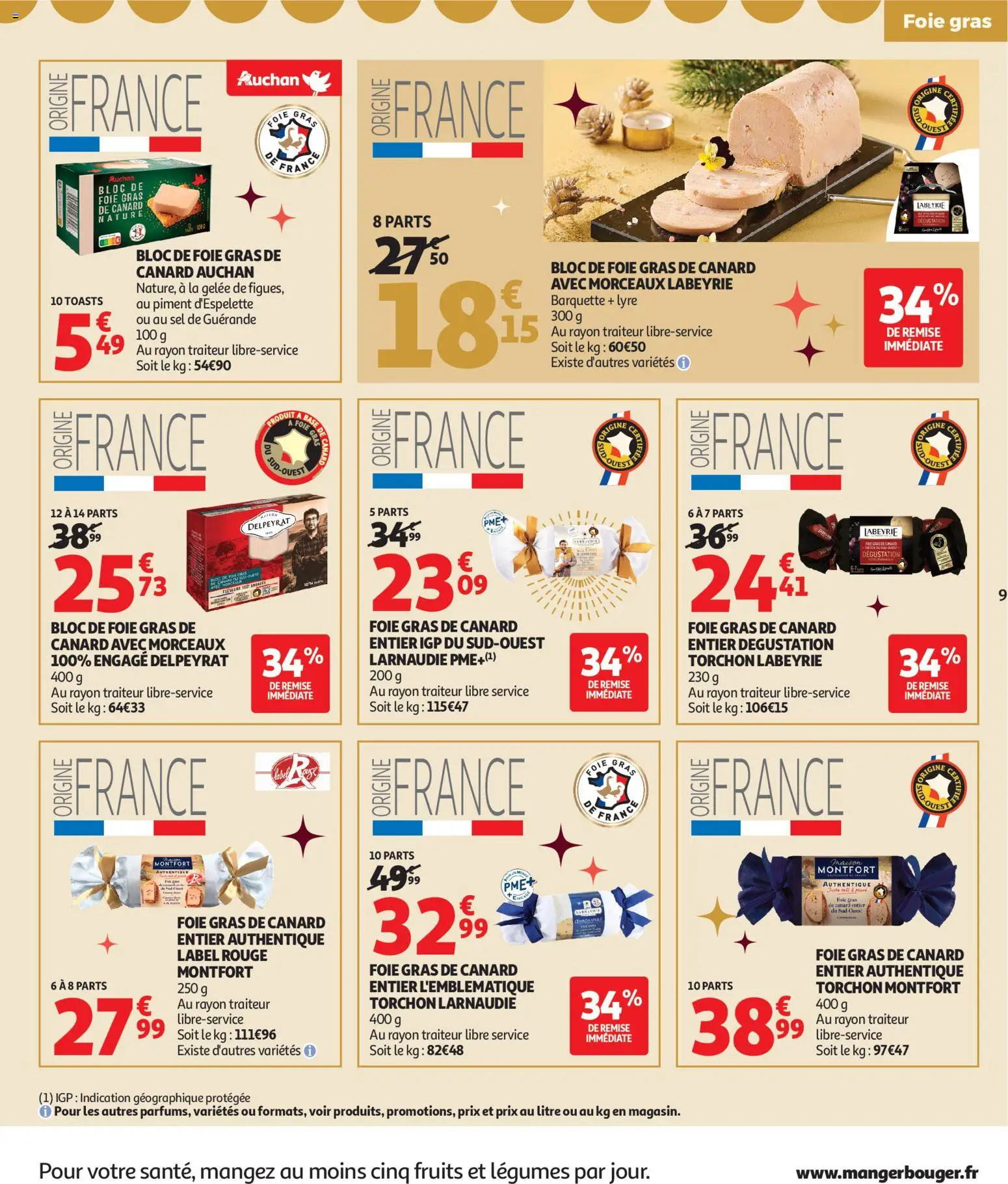 {H1} | Page: 9 | Produits: Foie Gras de Canard, Torchon, Gras de canard entier, Piment