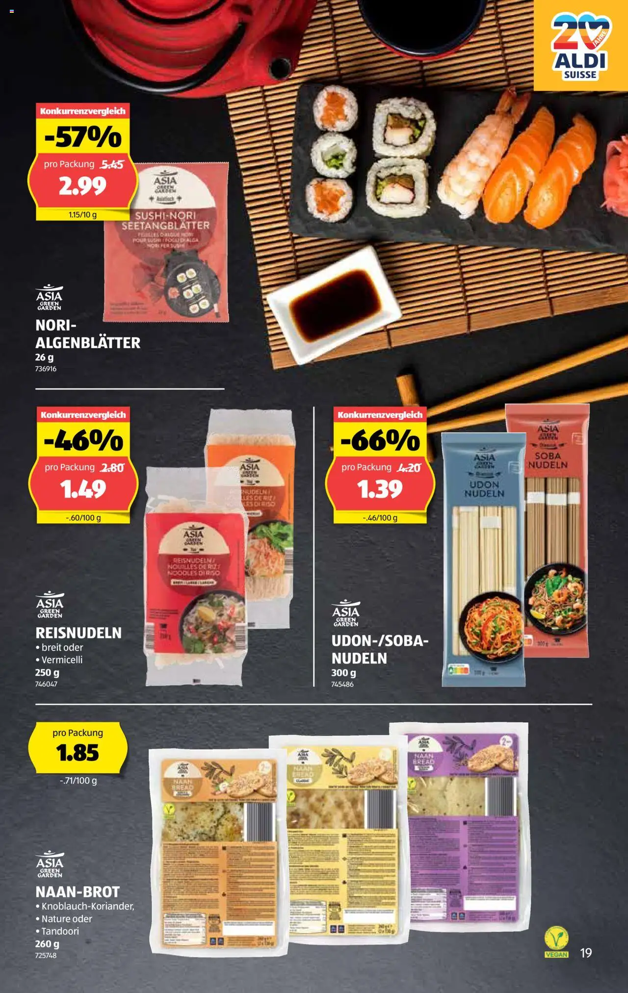 Aldi Aktionen ab 24.07.2025 | Seite: 20 | Produkte: Nudeln