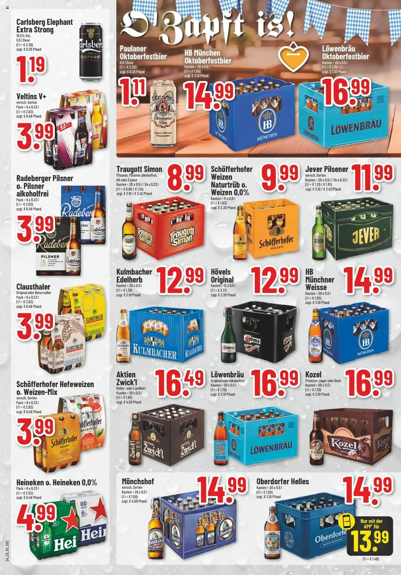 Trinkgut Prospekt 	 - gültig ab dem 18.08.2025 | Seite: 2 | Produkte: Monchshof, Bier, Jever, Radeberger pilsner