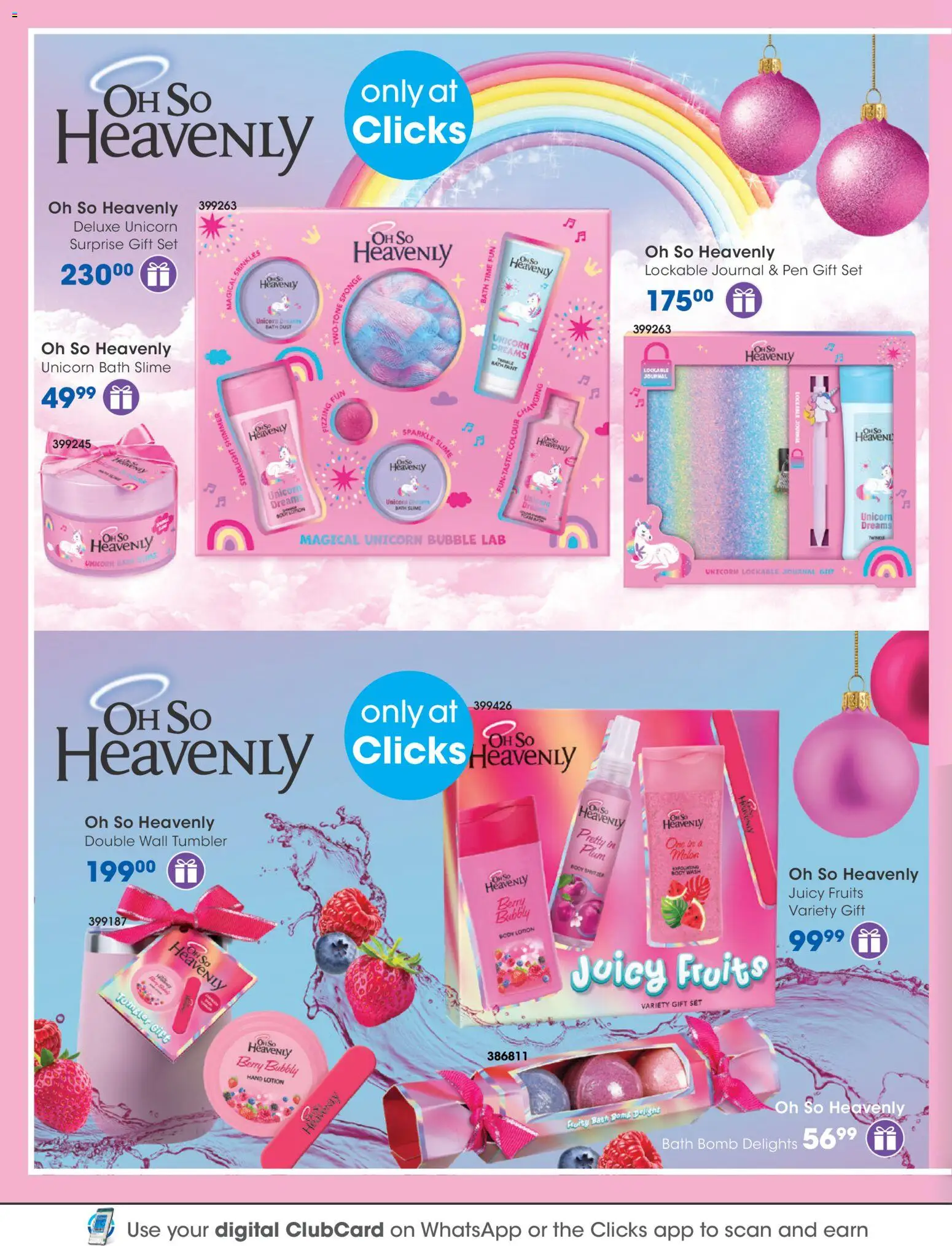 New Clicks catalogue – valid from 28.10.2025 | Page: 54 | Products: Hand lotion, Bath, Pen, Lotion