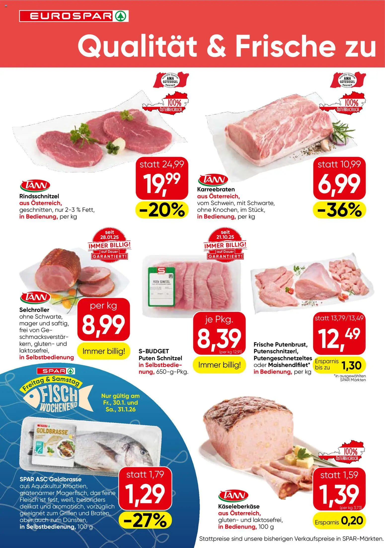 Eurospar Flugblatt - Salzburg gültig ab 29.01.2026 | Seite: 2 | Produkte: Fisch