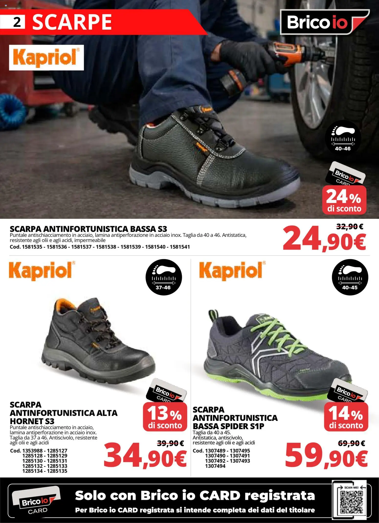 Volantino Brico io del 22.01.2026 | Pagina: 2 | Prodotti: Scarpe