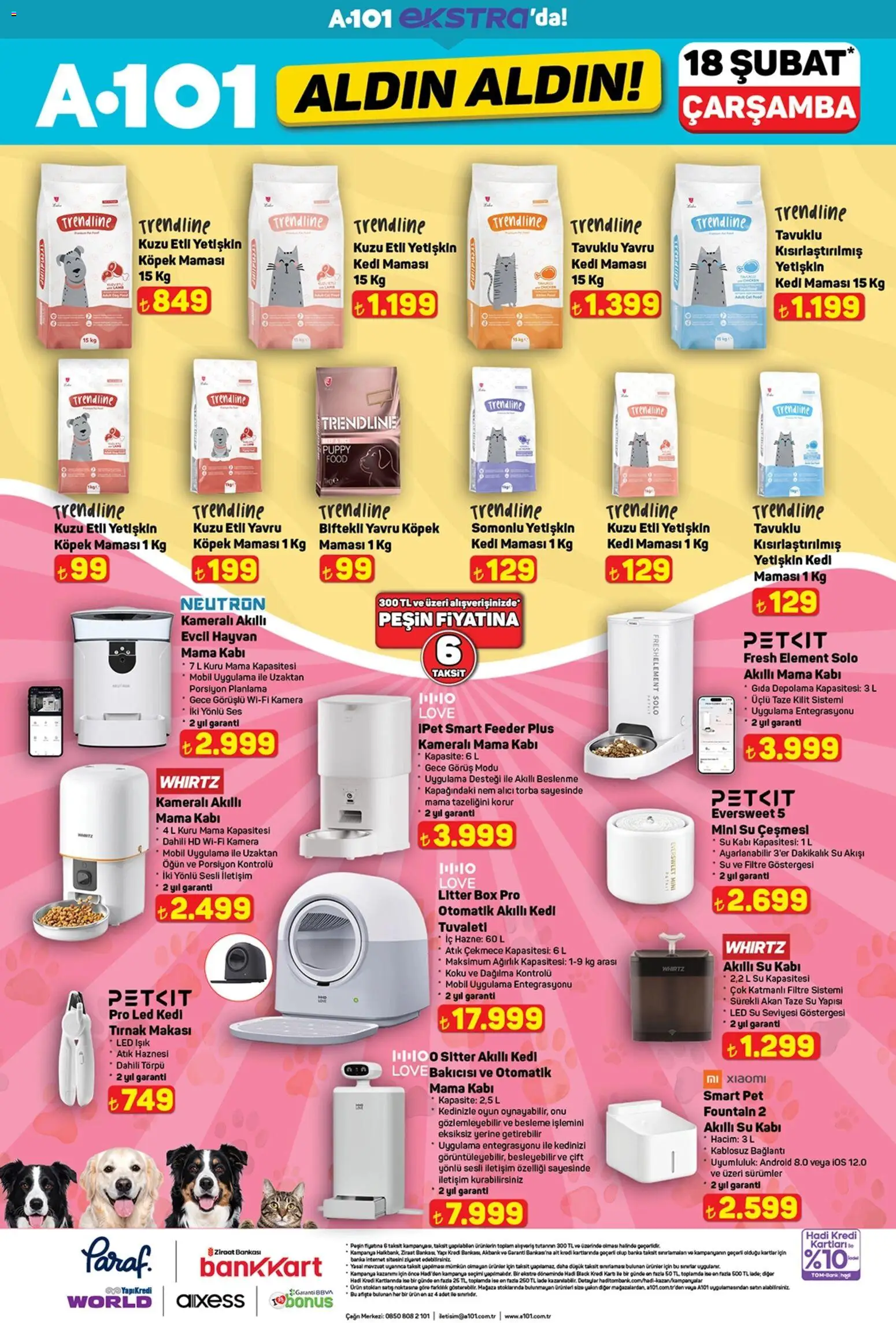 A101 Katalog Aldın Aldın - 18.02.2026 tarihinden itibaren geçerlidir | Sayfa: 18 | Ürünler: Ses, Kamera, Oyun, Ağırlık