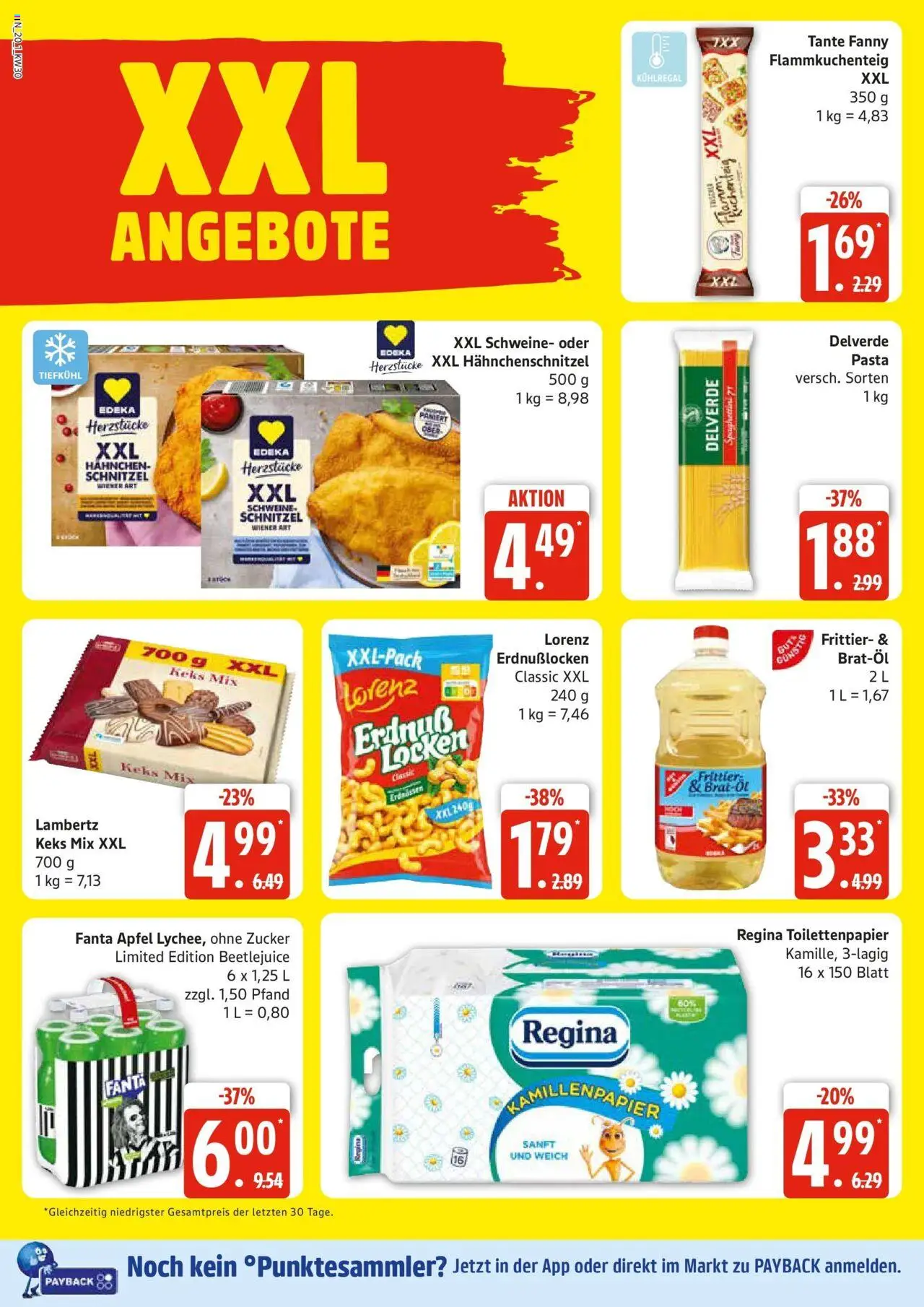 Edeka prospekt Rostock	 - gültig ab dem 20.07.2025 | Seite: 20 | Produkte: Hahnchen, Äpfel, Schnitzel, Toilettenpapier