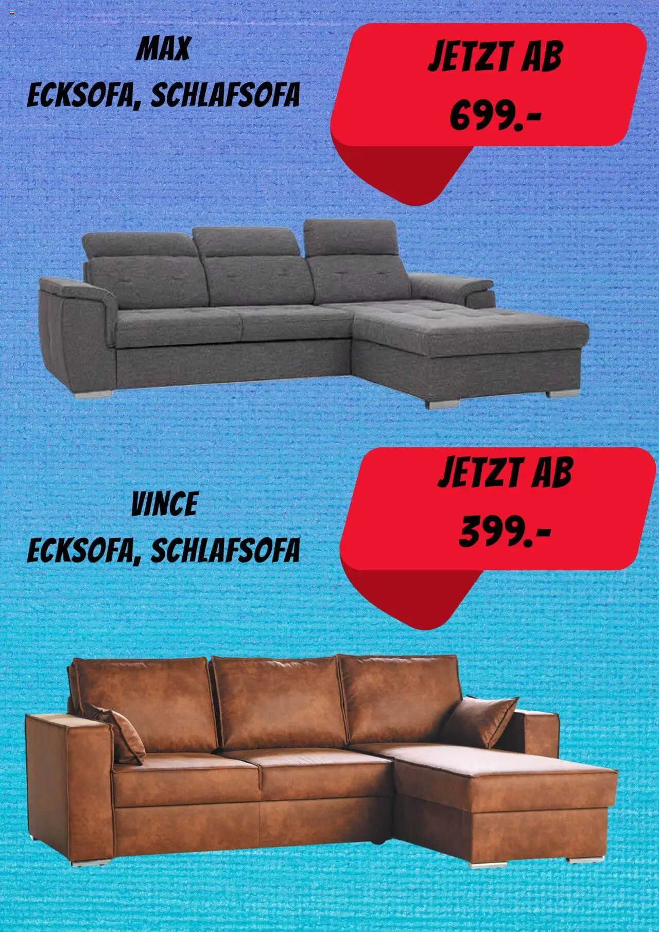 Seats and Sofas Prospekt 	 - gültig ab dem 29.07.2025 | Seite: 2 | Produkte: Schlafsofa