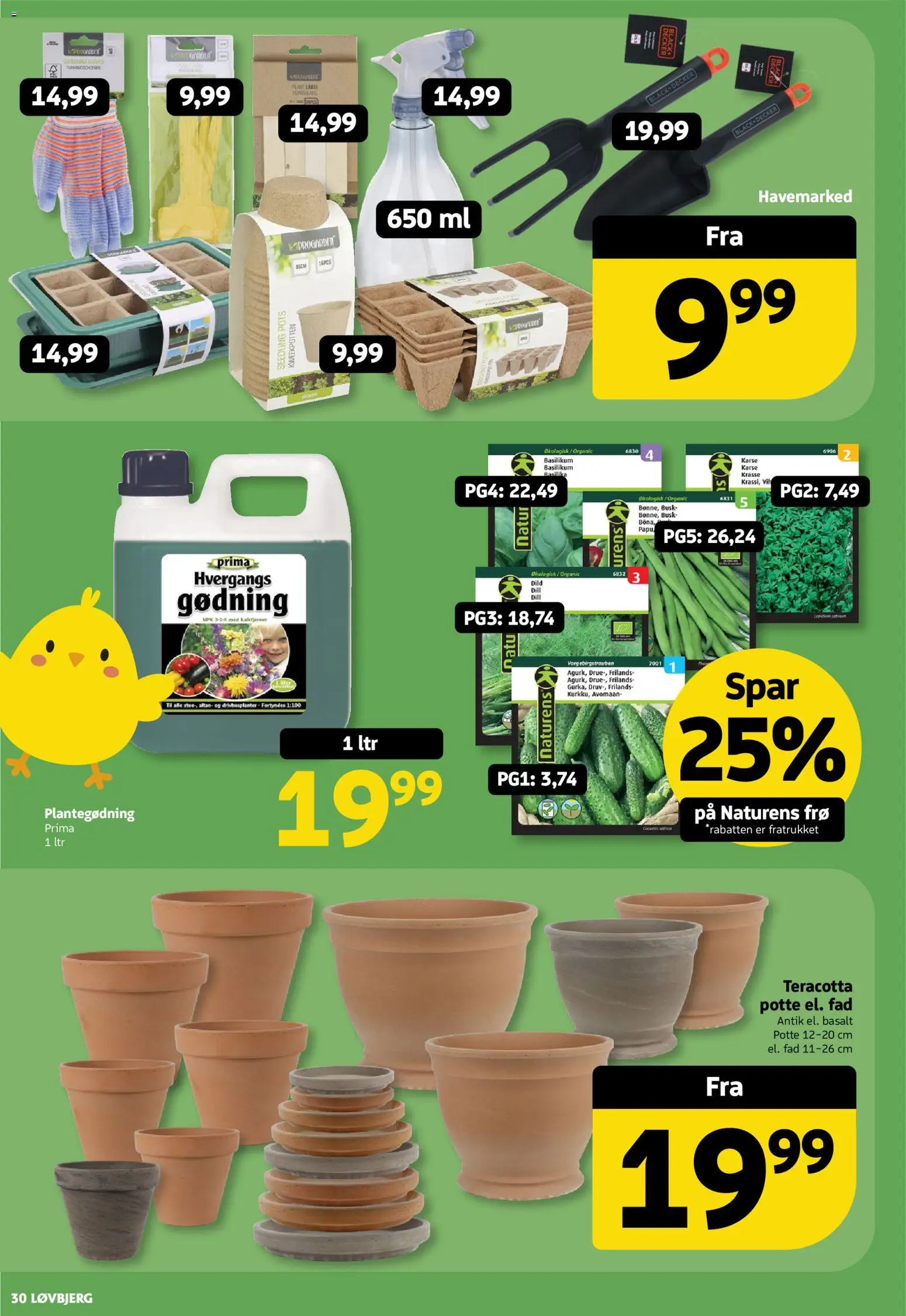Løvbjerg tilbudsavis – gyldig fra 20.03.2026 | Side: 30 | Produkter: Karse, Dild, Basilikum