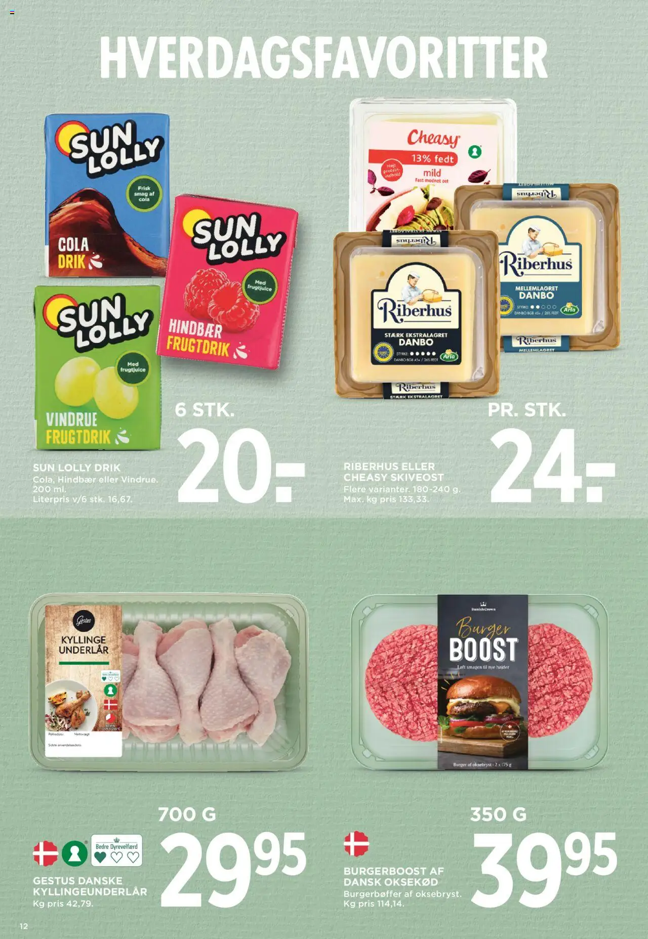 Meny Tilbudsavis gyldig fra 08.08.2025 | Side: 14 | Produkter: Oksekød, Hindbær, Cola, Skiveost