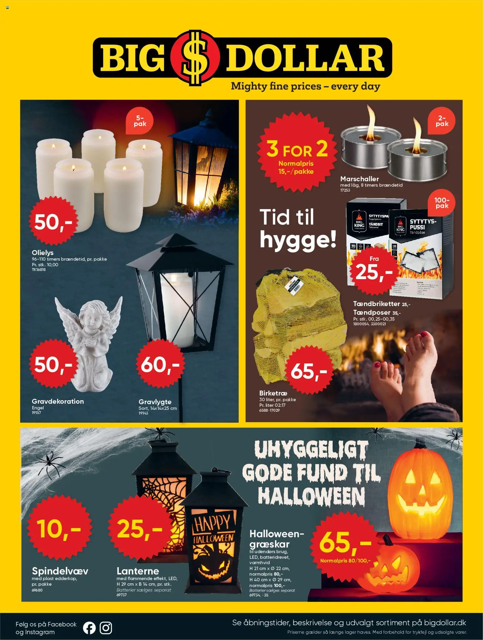 Bigdollar tilbudsavis – gyldig fra 24.10.2025 | Side: 8 | Produkter: Græskar, Batterier