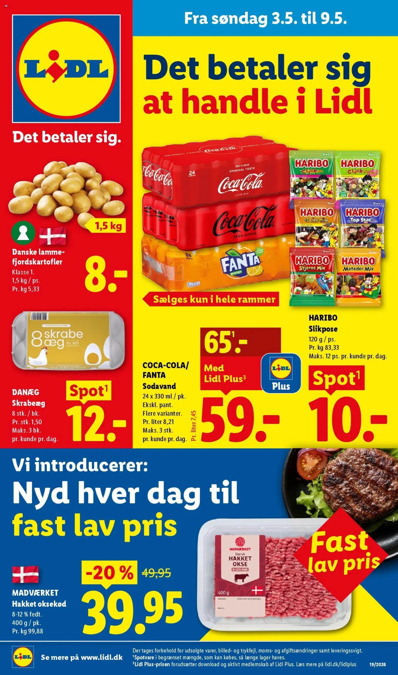 Lidl tilbudsavis – gyldig fra 03.05.2026 | Side: 1 | Produkter: Rammer, Sodavand, Fanta, Søm