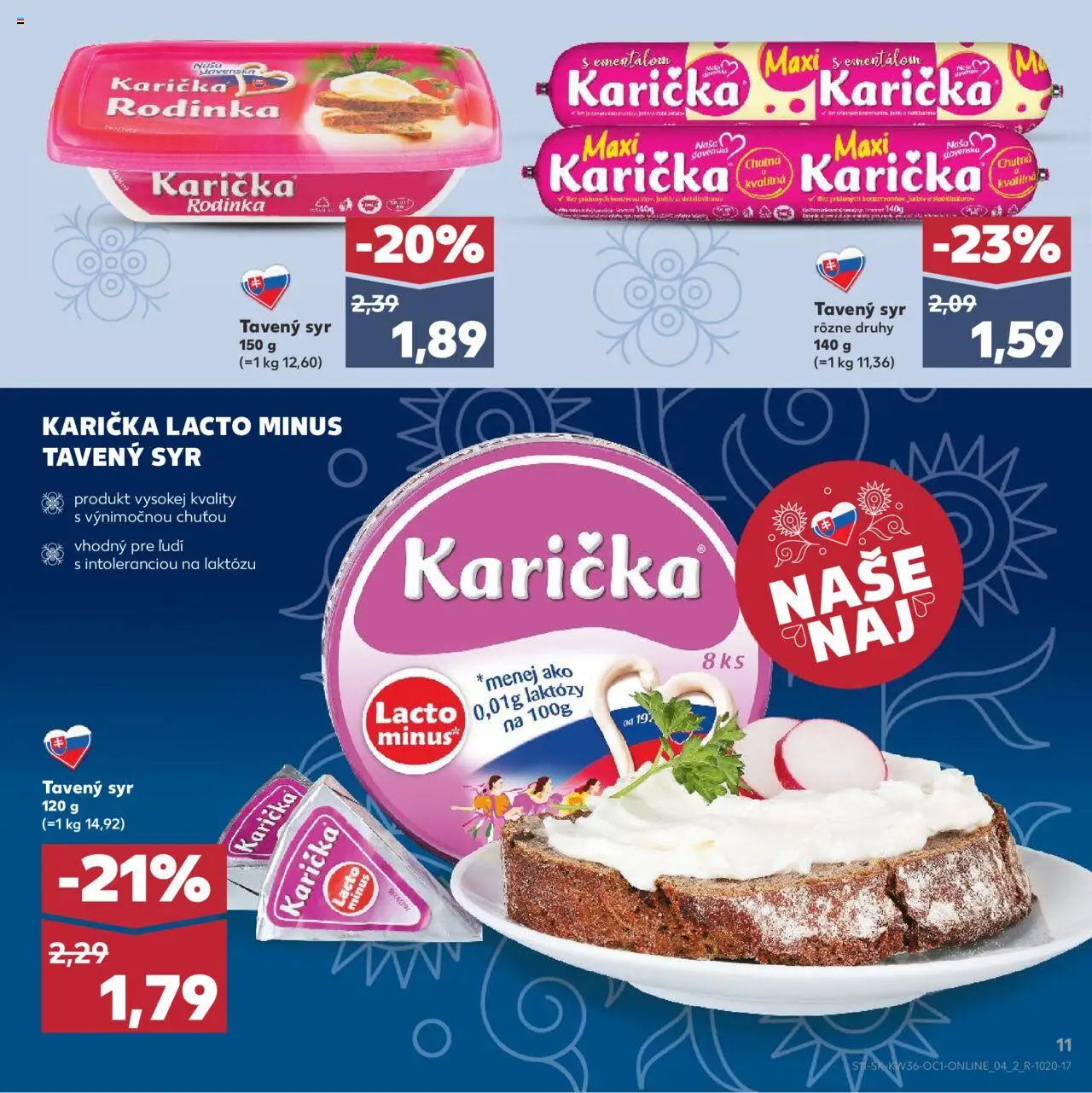 Kaufland SK akciós ujság - amely érvényes a következő dátumtól: 01.09.2025 | Oldal: 11