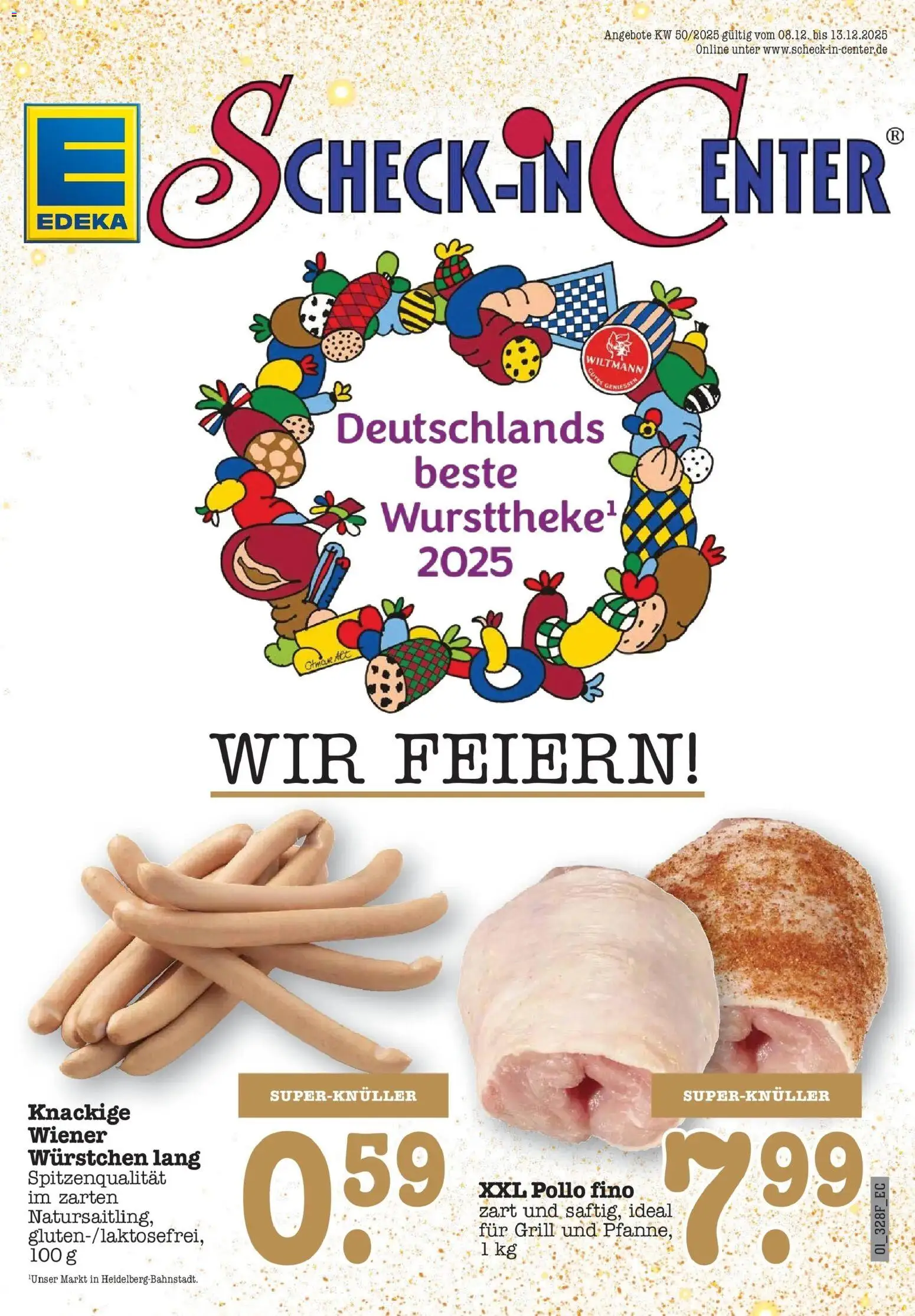 Edeka prospekt Offenbach	 – gültig ab 08.12.2025 | Seite: 1 | Produkte: Grill, Wiener wurstchen