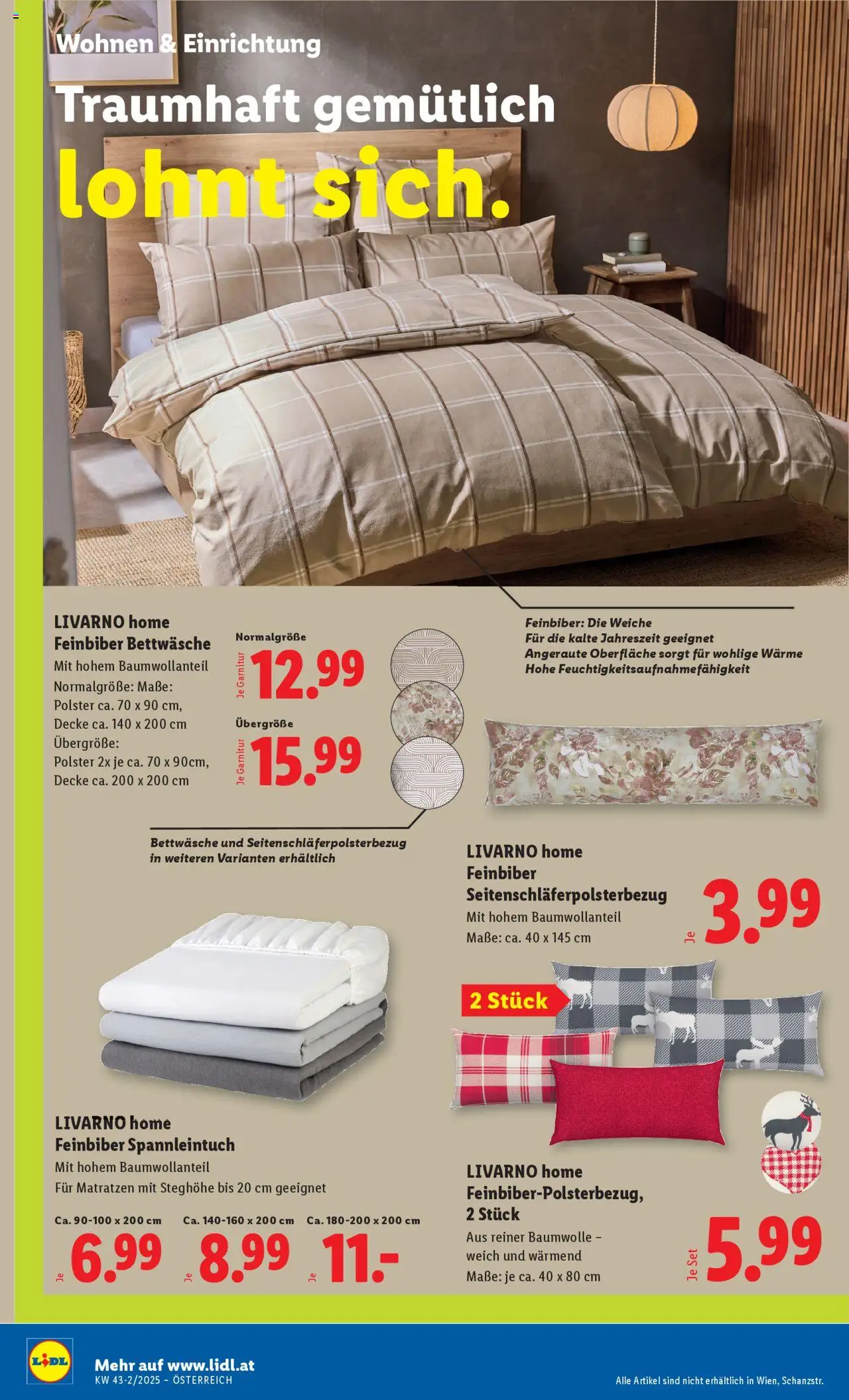 Lidl Flugblatt - Oberpullendorf, Güssing, Oberwart gültig ab 23.10.2025 | Seite: 26 | Produkte: Decke