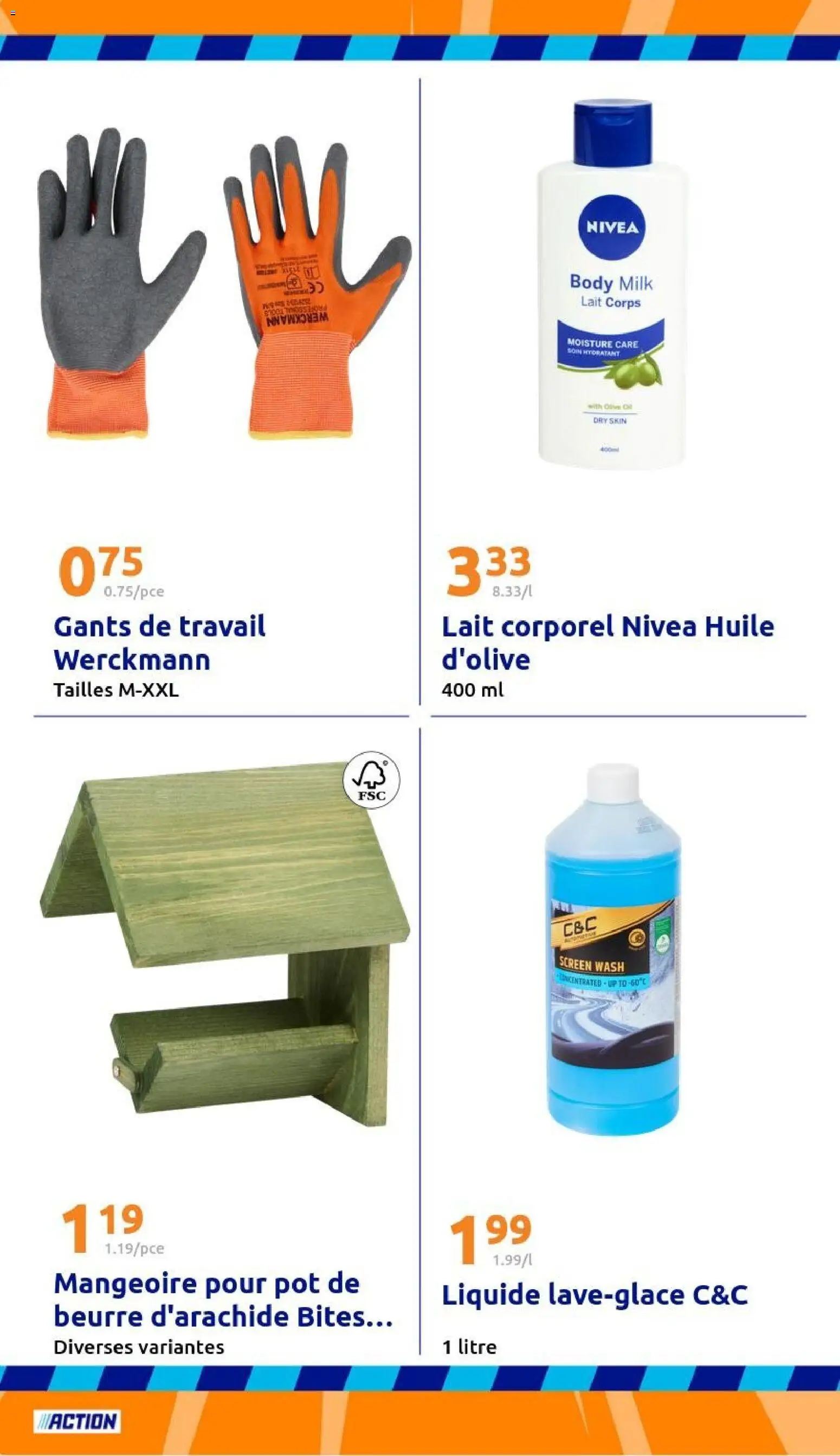 {H1} | Page: 20 | Produits: Lait, Beurre, Huile, Gants