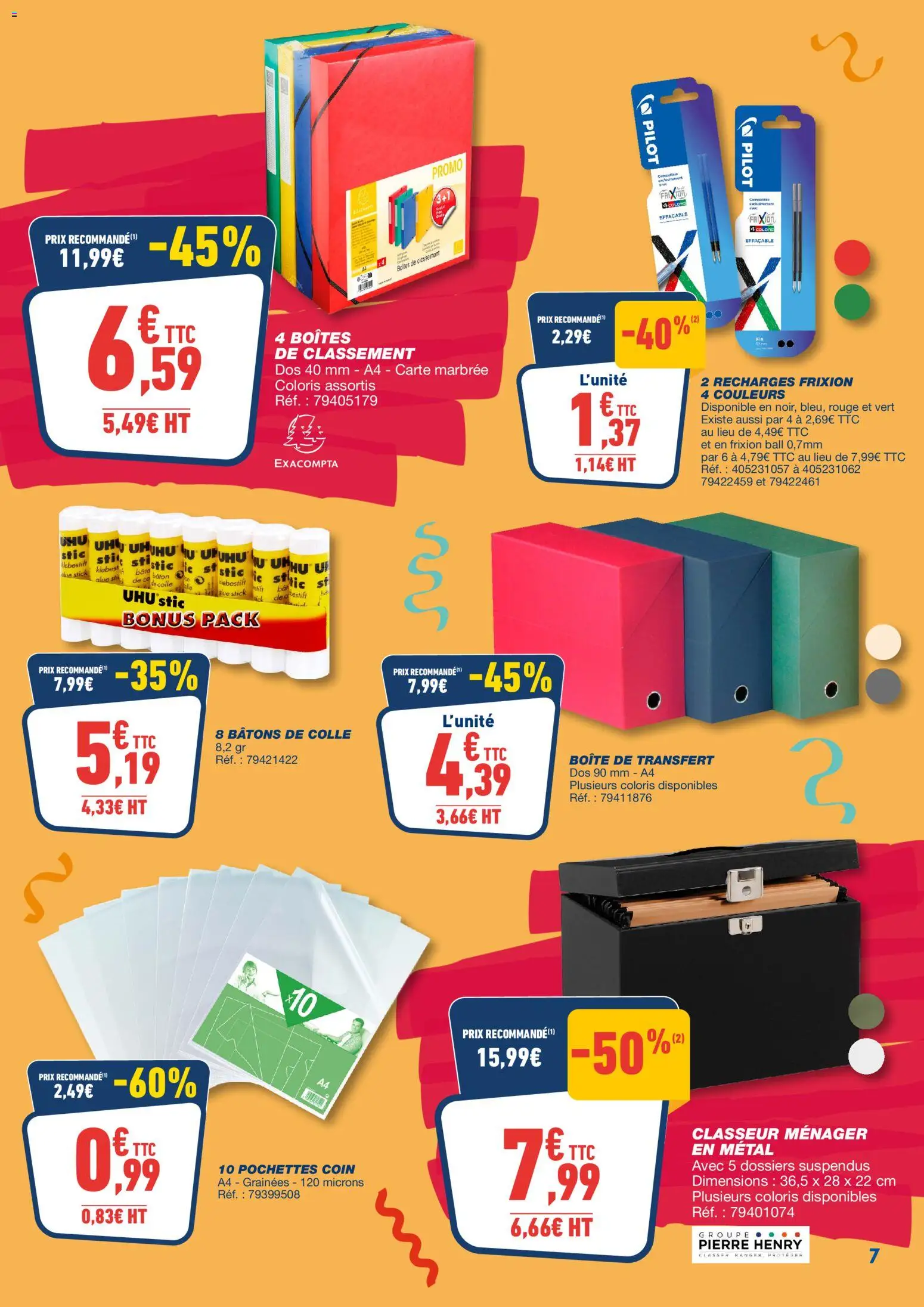 {H1} | Page: 7 | Produits: Colle