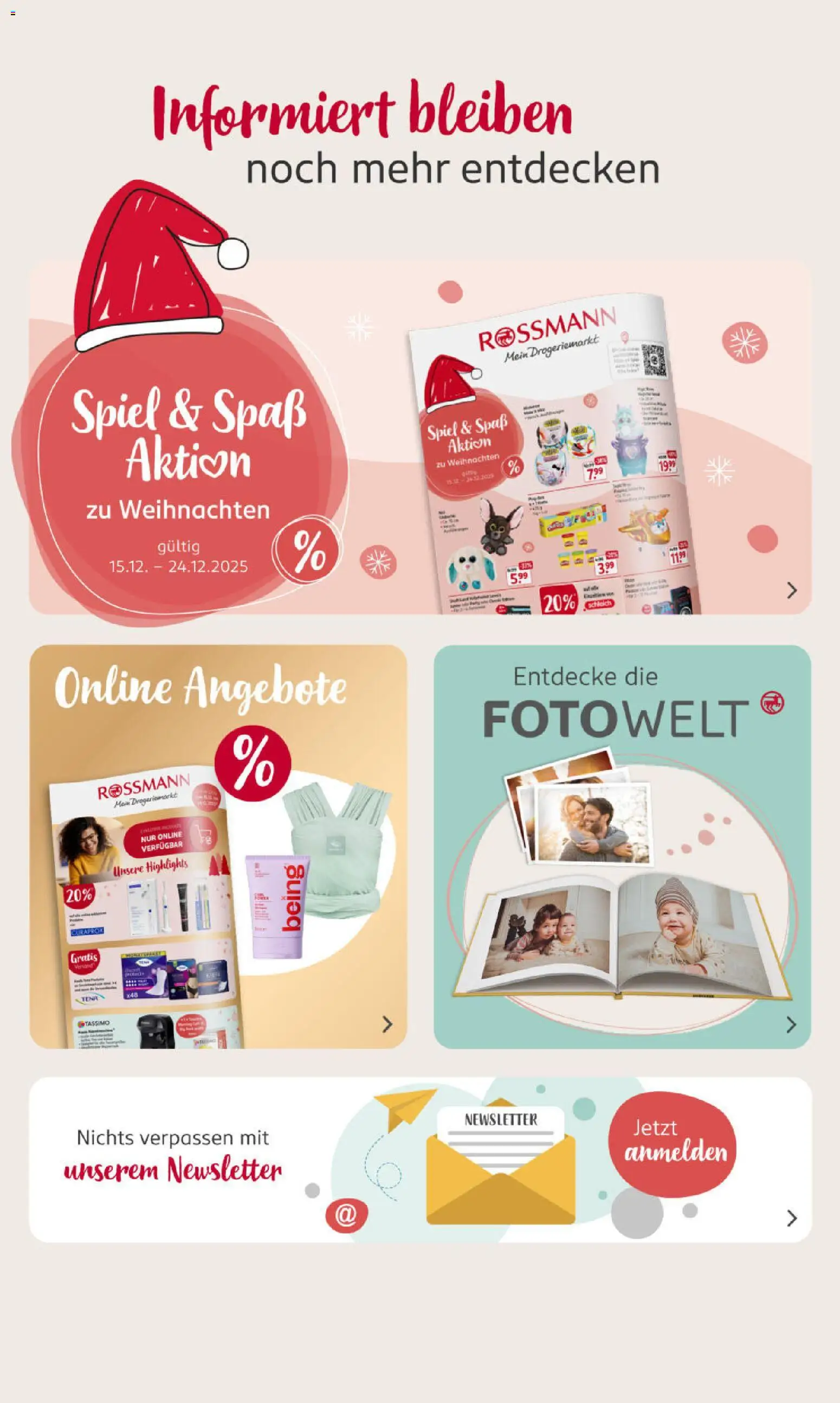Rossmann Prospekt 	 – gültig ab 15.12.2025 | Seite: 28 | Produkte: Spiel, Tassimo