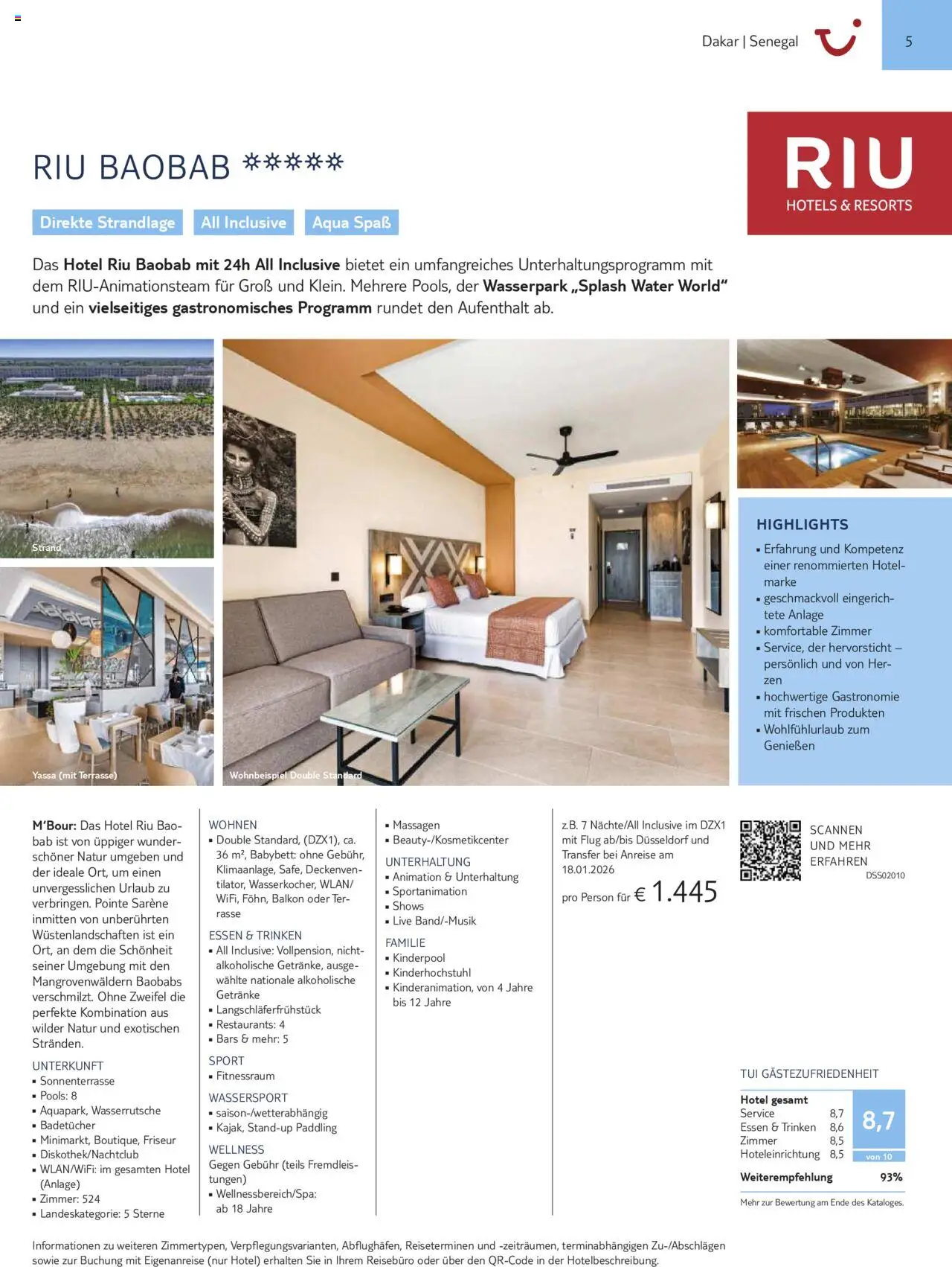 TUI Prospekt Kanaren, Kapverden & Senegal 2025/26	  – gültig ab 01.11.2025 | Seite: 5 | Produkte: Babybett