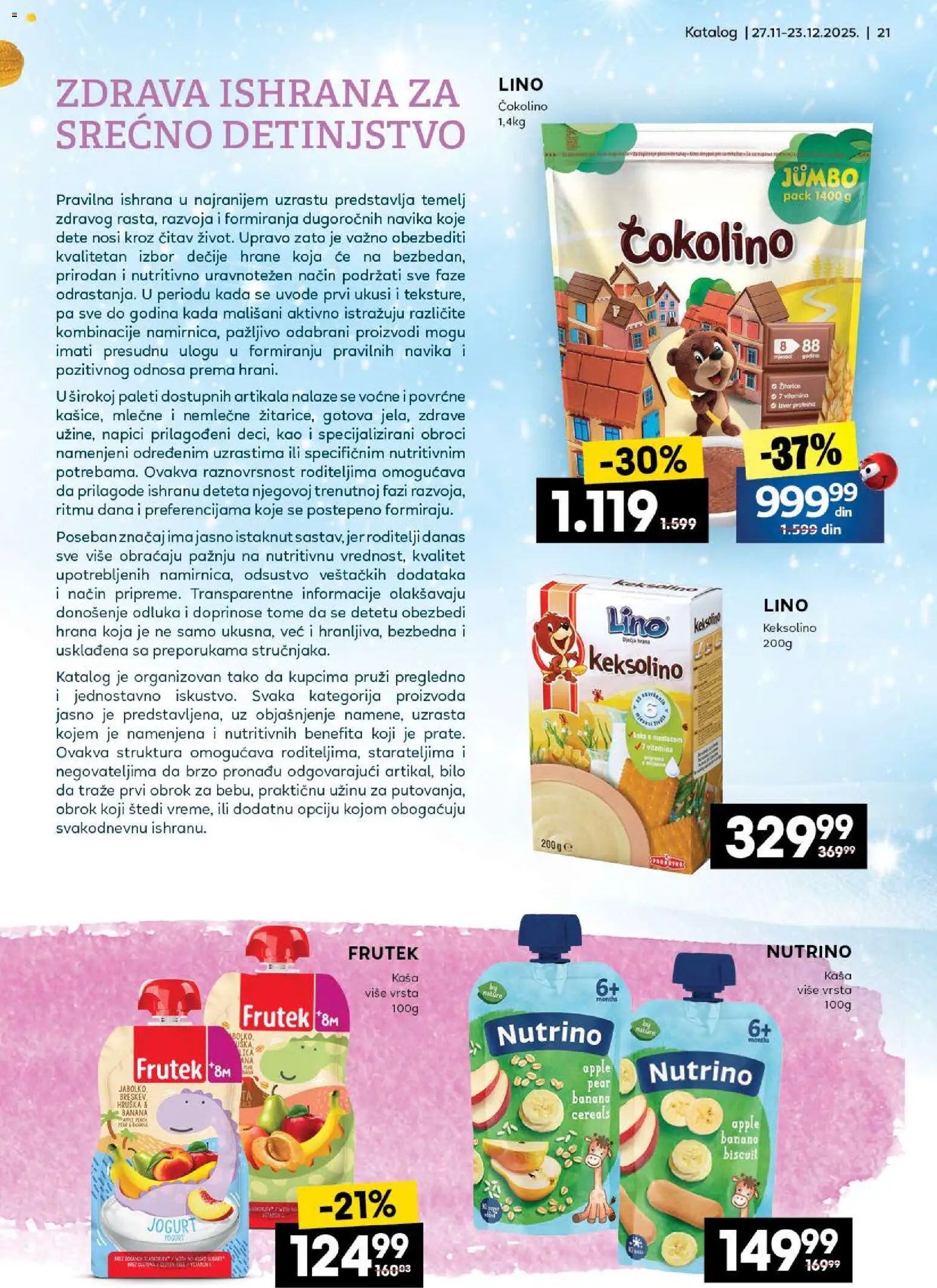 Roda katalog - važi od 27.11.2025 | Strana: 21 | Proizvode: Banana, Žitarice, Jogurt