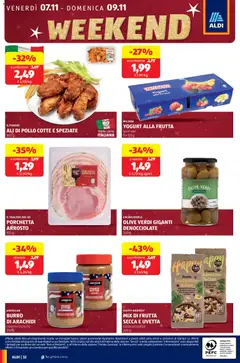 Anteprima del volantino PORCHETTA ARROSTO, 100 g valido a partire dal 03.11.2025 | Pagina: 32 | Prodotti: Porchetta, Frutta, Tagliere, Arachidi