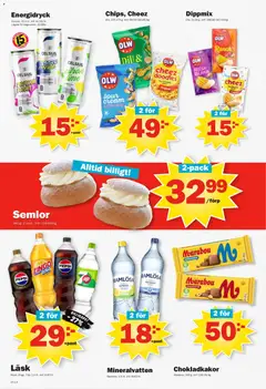 Pekås - erbjudanden - Förhandsvisning av reklamblad från butik Pekås aktuell från 26.01.2026 | Sida: 4 | Produkter: Zingo, Pepsi, Mineralvatten, Citron