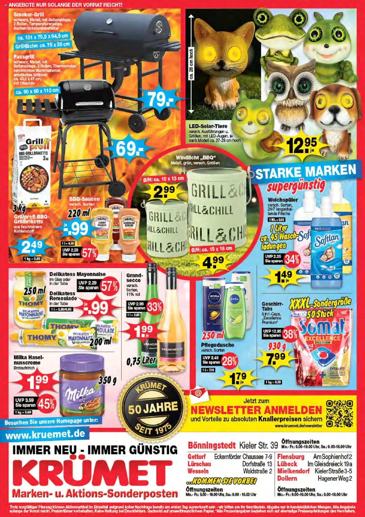 KRÜMET Prospekt 	 – gültig ab 02.03.2026 | Seite: 8 | Produkte: Grill, Milka, Weichspüler, Mayonnaise