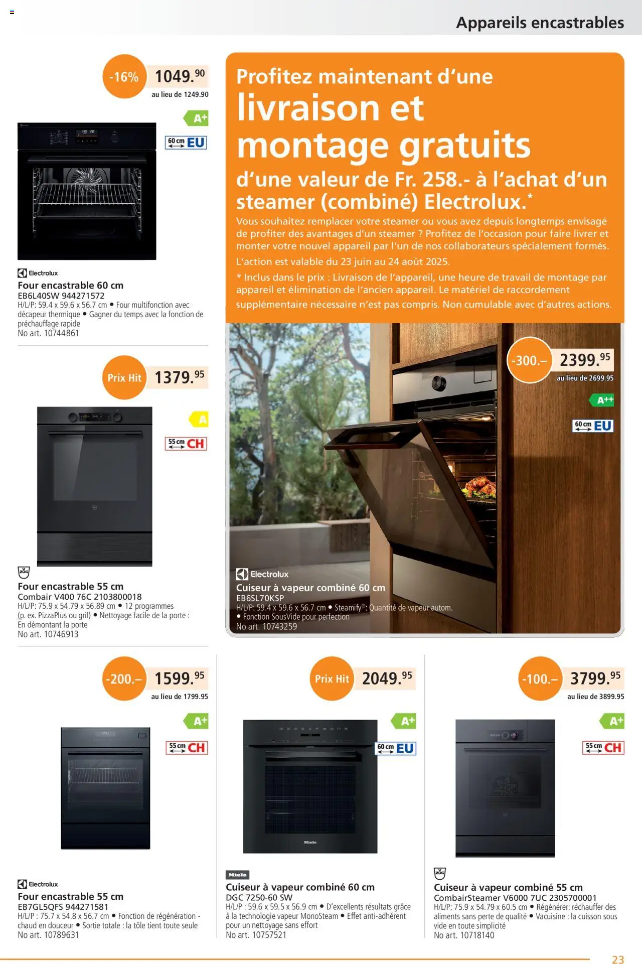Fust Aktionen FR ab 28.07.2025 | Seite: 23 | Produkte: Miele