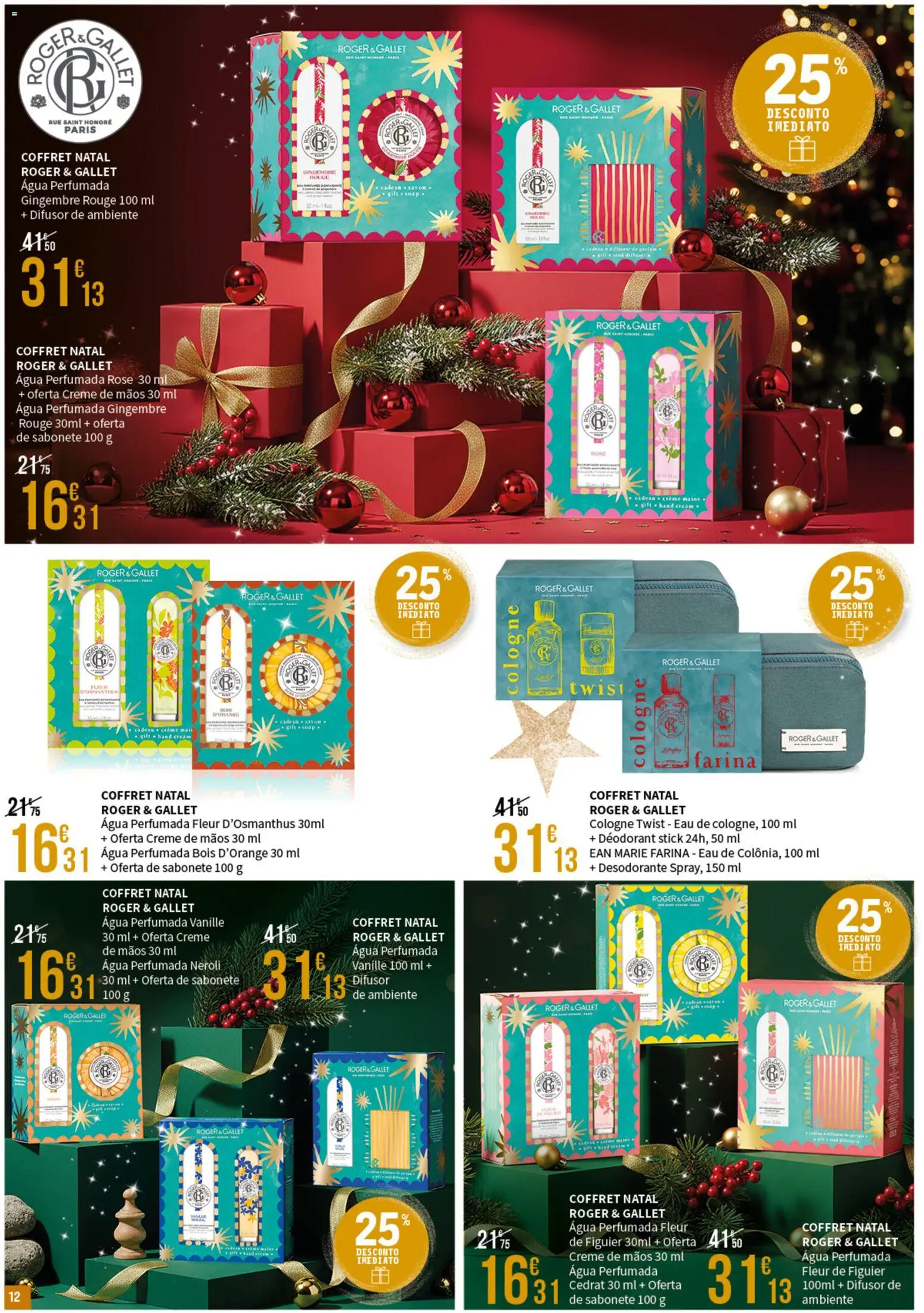 E.Leclerc - Folheto Parapharmacie Caldas da Rainha │ válido de 16.12.2025 | Página: 12 | Produtos: Agua, Sabonete, Creme, Difusor