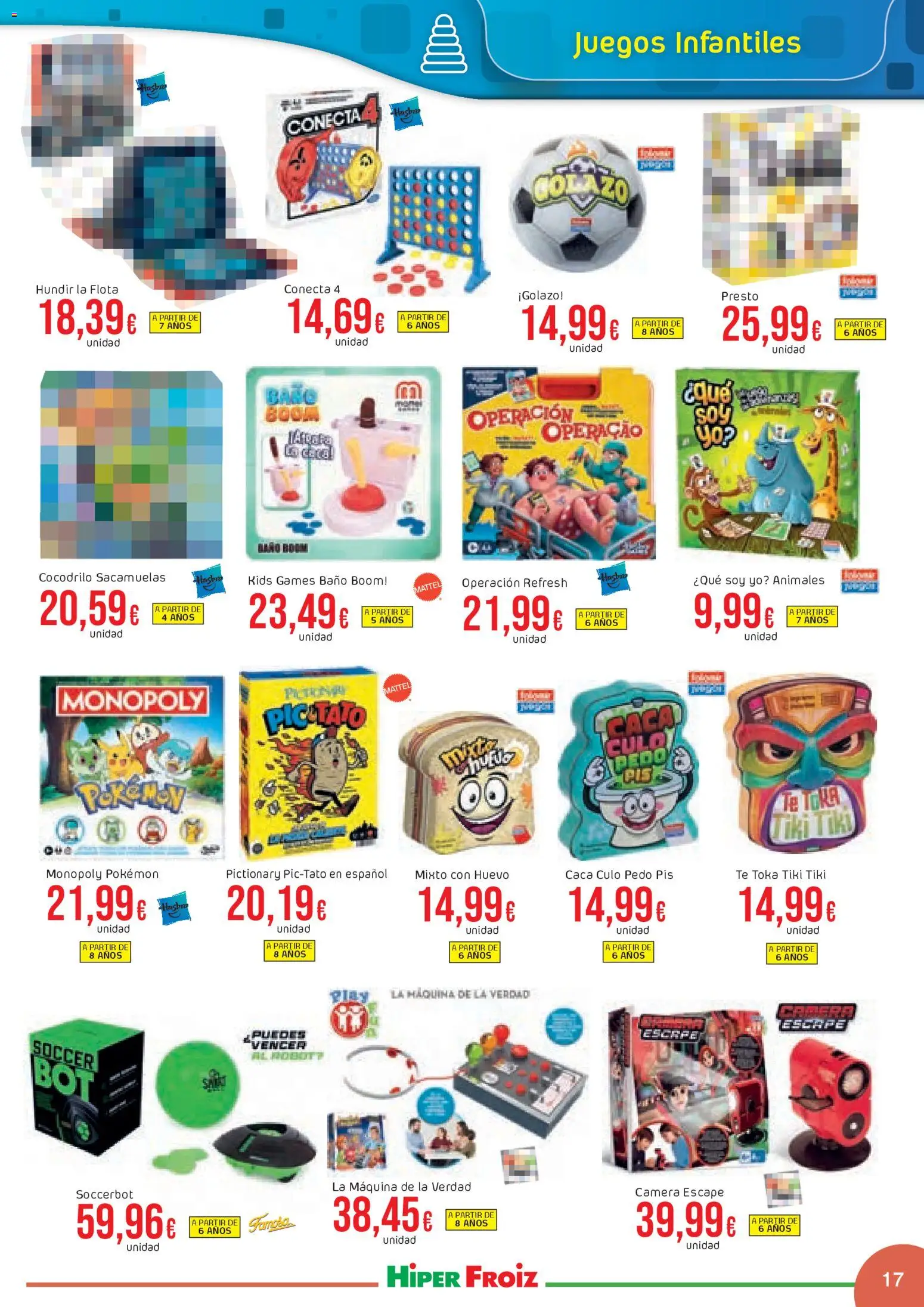 Froiz - Catálogo Juguetes │ válido desde el 21.11.2025 | Página: 17 | Productos: Té, Baño