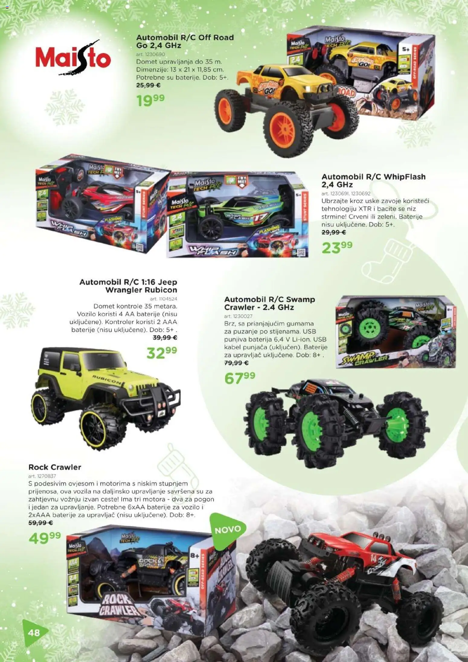 Baby Center katalog | vrijedi od 03.12.2025 | Stranica: 48 | Proizvodi: Baterija, Baterije, Kabel, USB