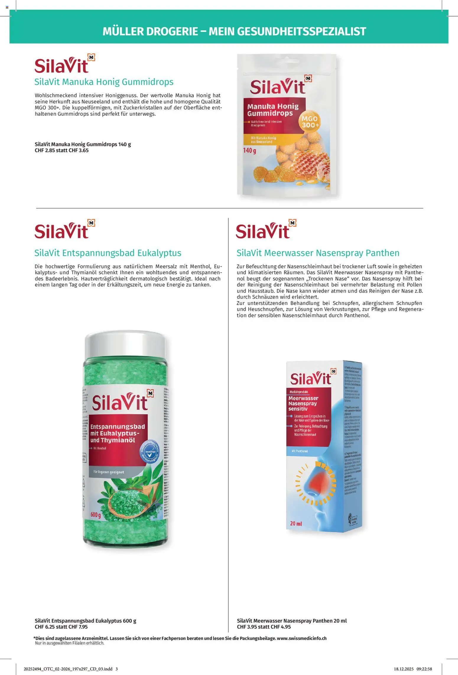 Müller Aktionen Geschützt durch die Erkältungszeit – gültig ab 05.02.2026 | Seite: 3