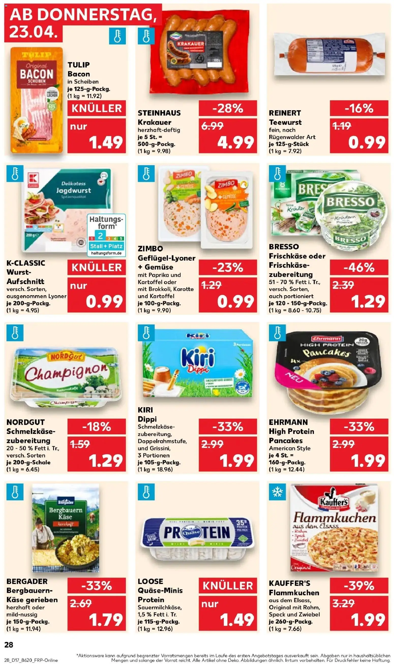 Kaufland Prospekt Kamen	 – gültig ab 23.04.2026 | Seite: 28 | Produkte: Bresso, Gemüse, Paprika, Karotte