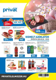 PRIVÁT akciós újság - amely érvényes a következő dátumtól: 26.03.2026