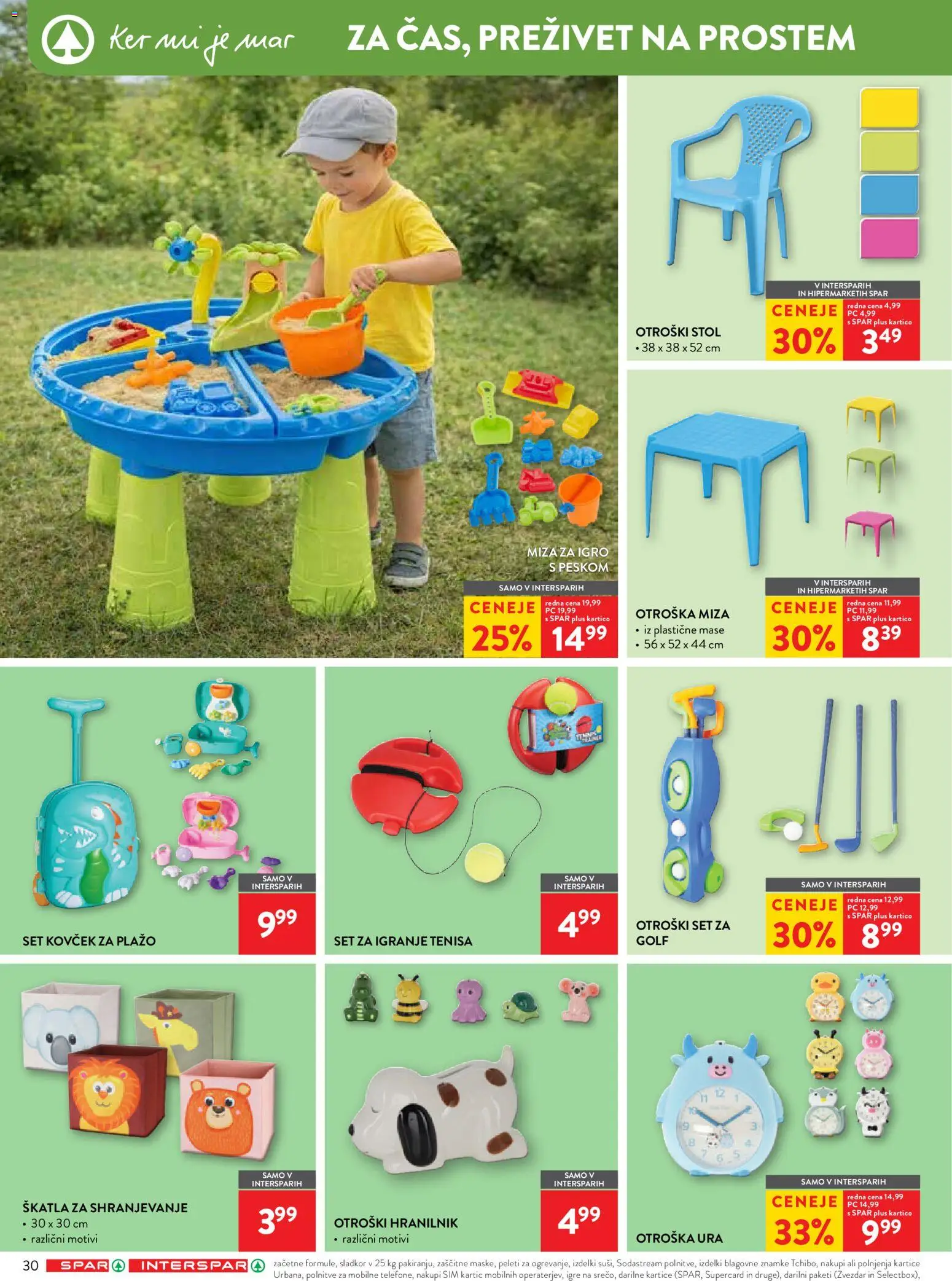 Novi Spar katalog ponudbe – veljaven od 08.04.2026 | Stran: 34 | Izdelki: Stol, Skatla, Sladkor, Kovcek