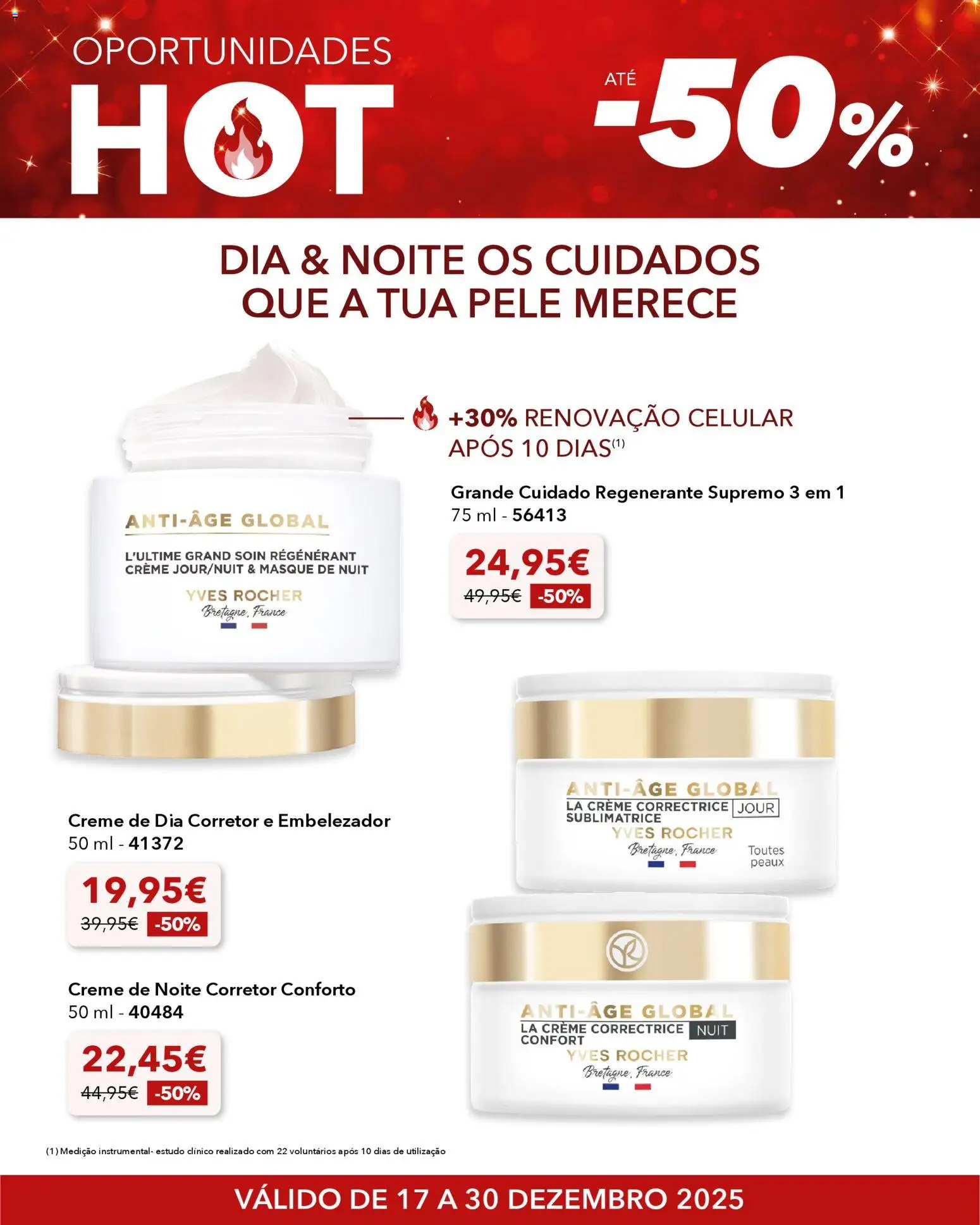 Yves Rocher - Oportunidades hot │ válido de 17.12.2025 | Página: 3 | Produtos: Corretor, Creme
