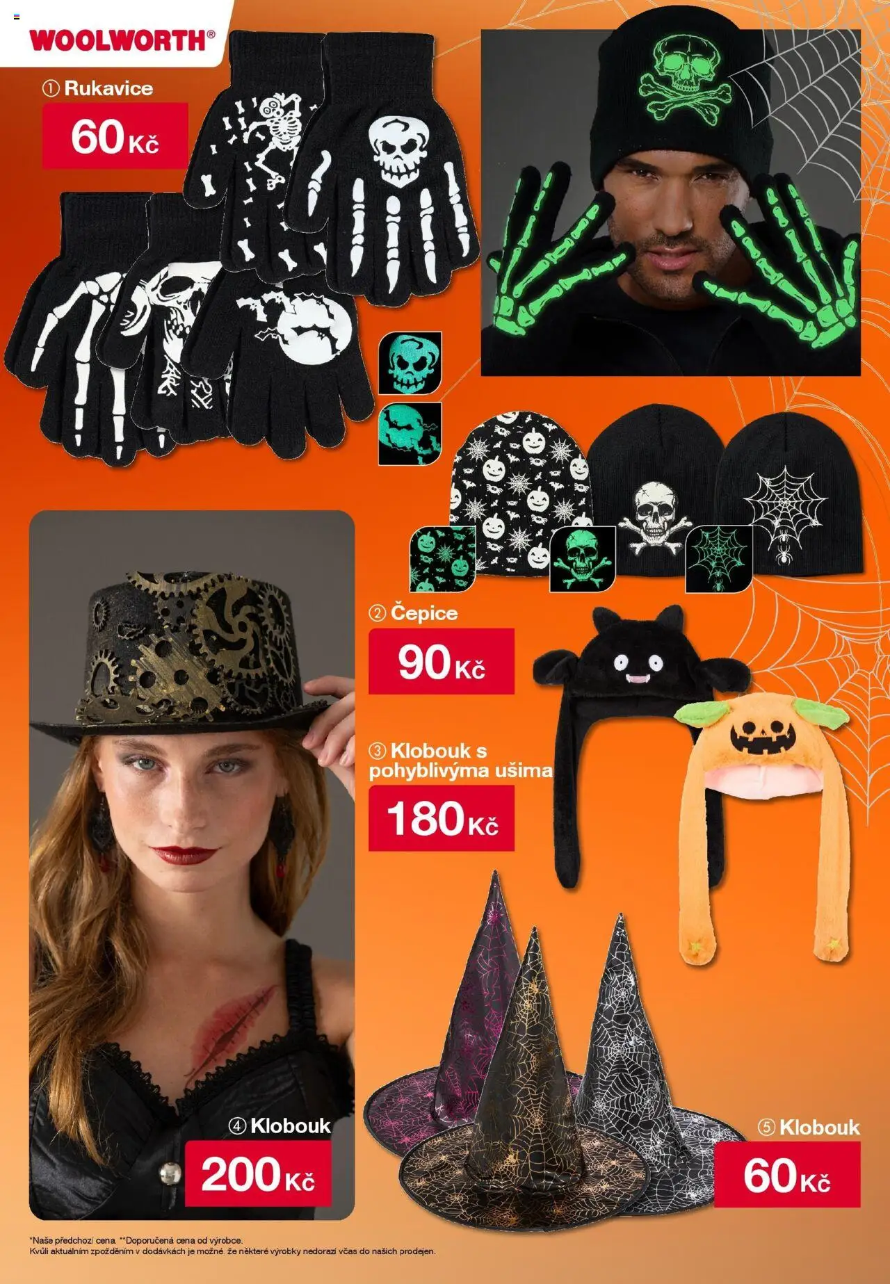 Woolworth leták od 03.10.2025 - akční nabídka | Strana: 24 | Produkty: Klobouk, Čepice, Rukavice
