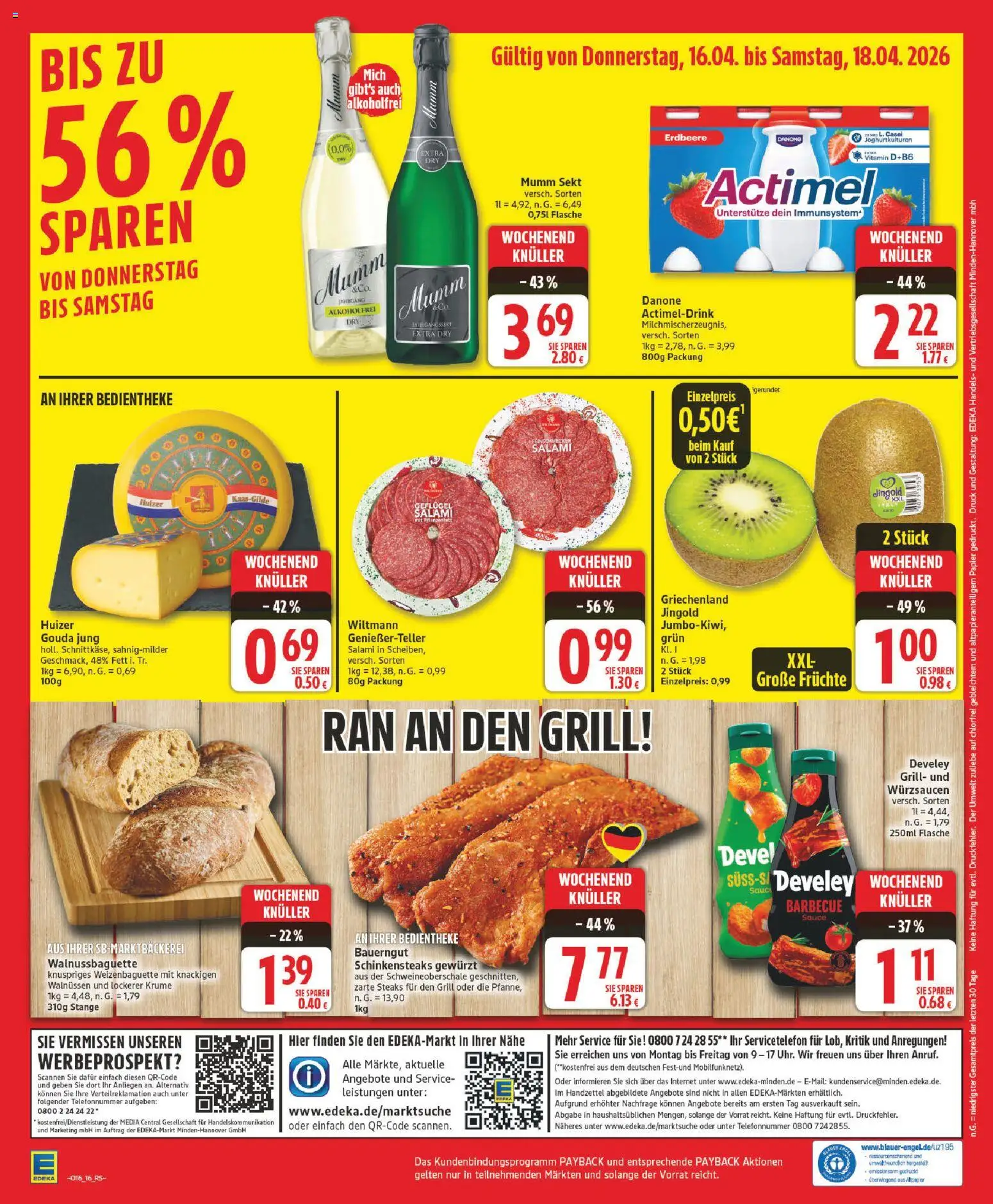 Edeka Prospekt 	 – gültig ab 13.04.2026 | Seite: 16