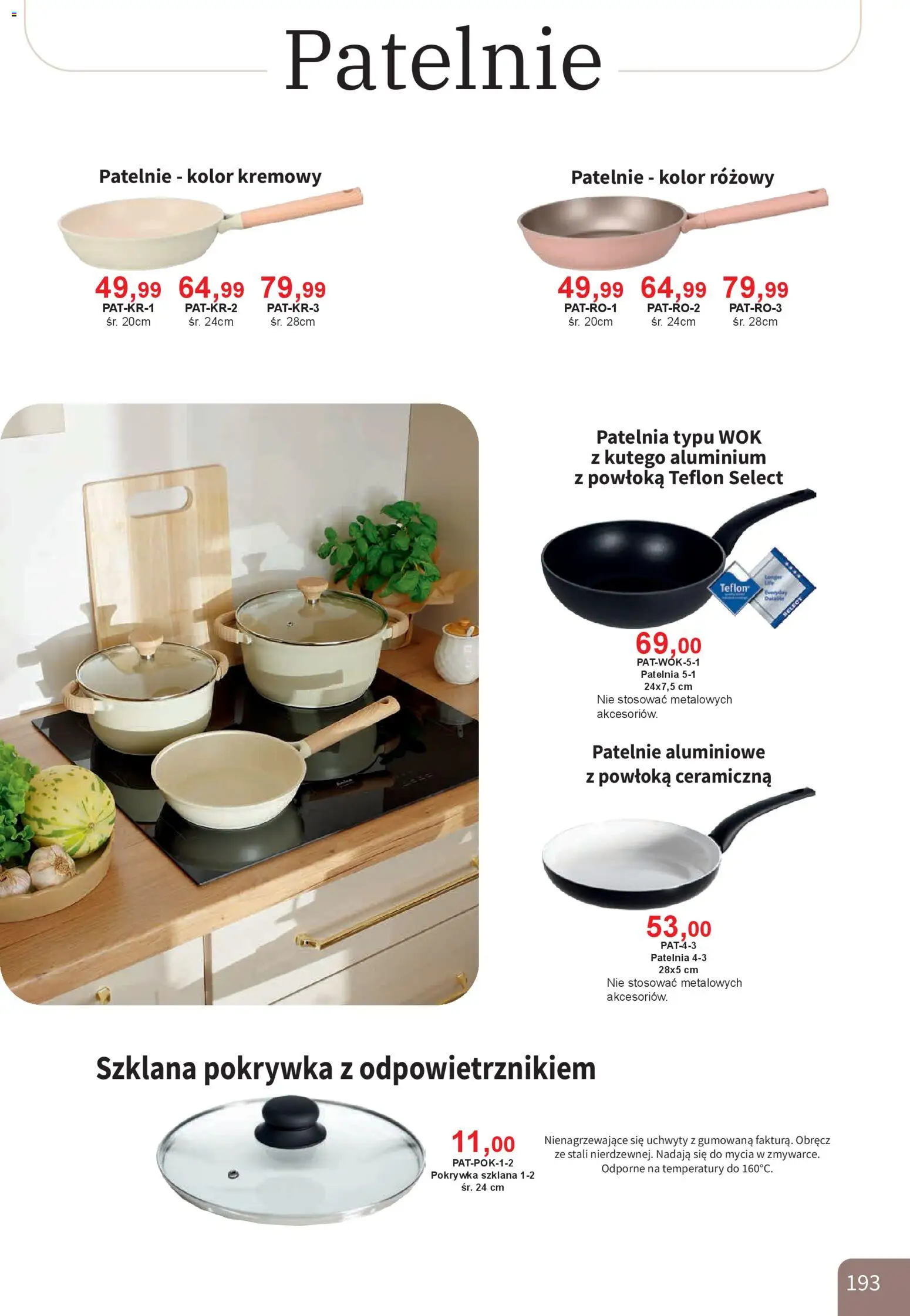 Bodzio Katalog od 01.01.2026 | Strona: 193 | Produkty: Patelnie, Patelnia