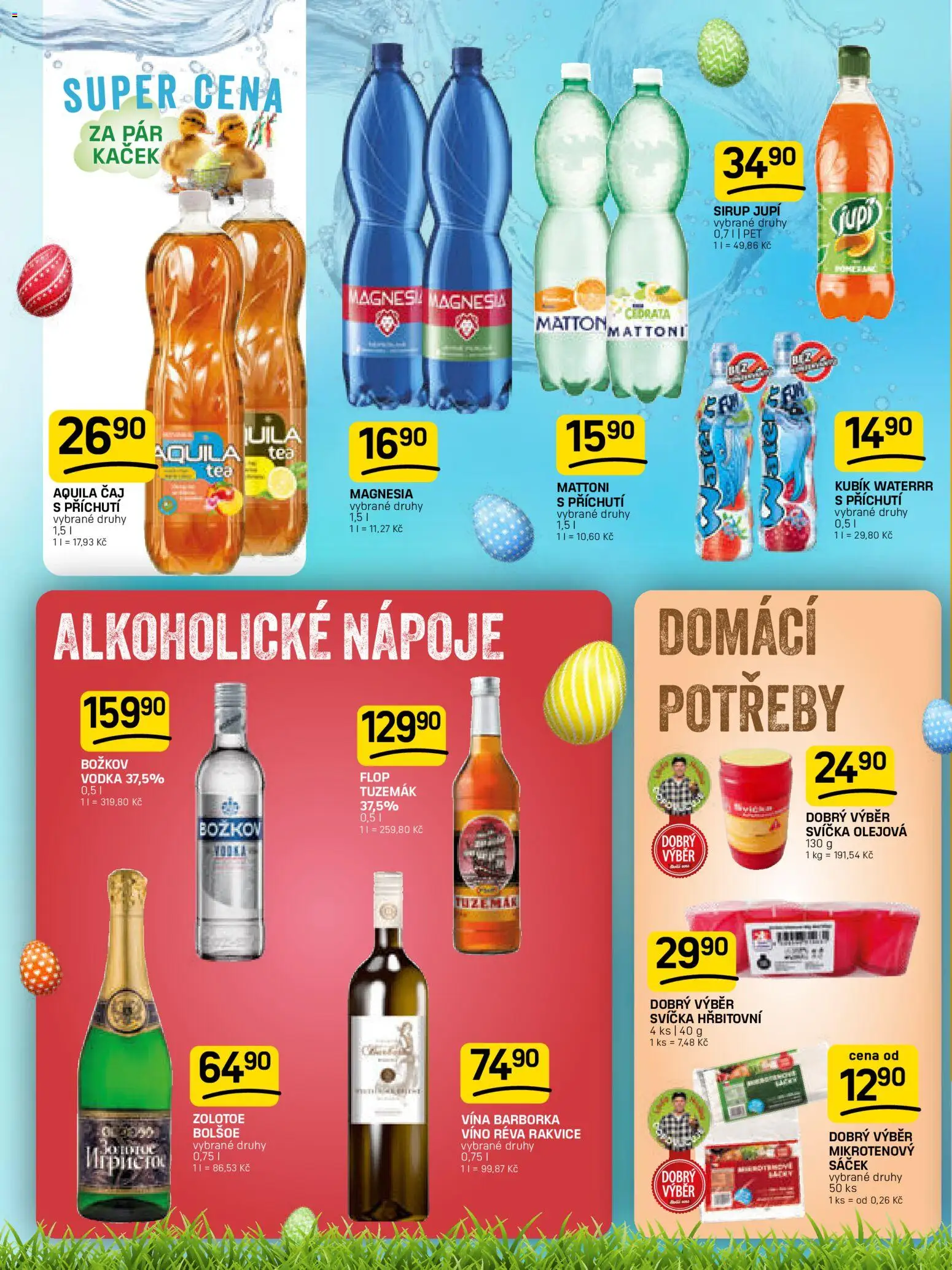 Flop leták od 25.03.2026 | Strana: 14 | Produkty: Čaj, Tuzemák, Aquila, Sáček