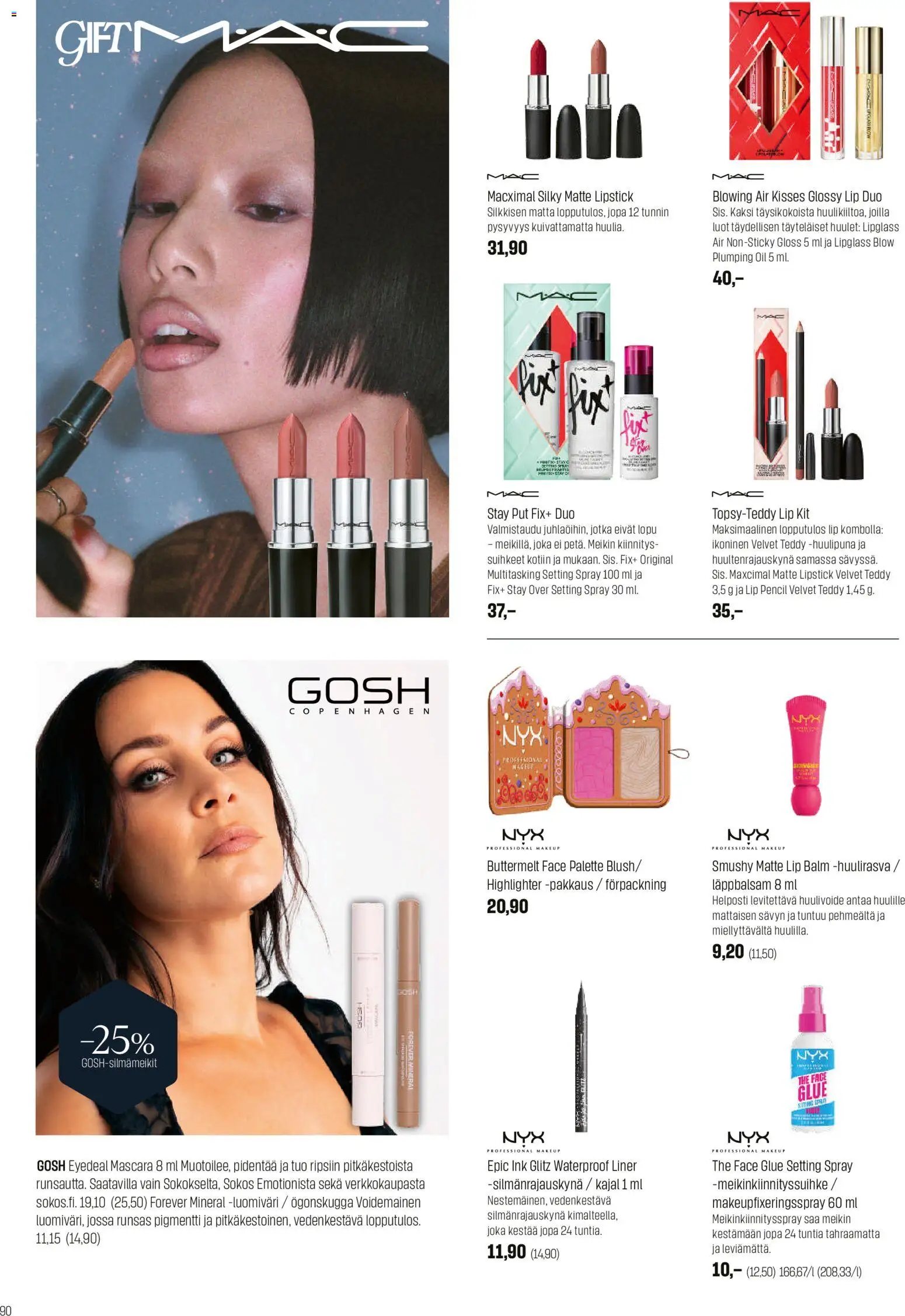 Sokos tarjoukset – voimassa 12.11.2025 alkaen | Sivu: 90 | Tuotteet: Luomiväri, Huulipuna, Huulirasva