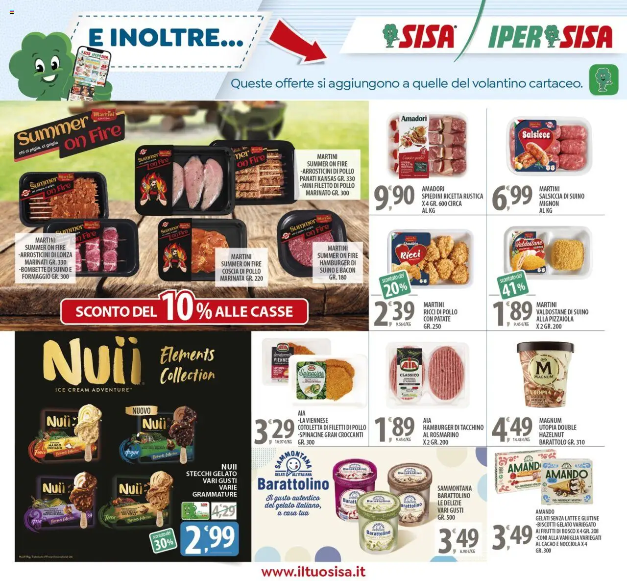 Volantino SISA del 08.08.2025 | Pagina: 15 | Prodotti: Latte, Formaggio, Noci, Cacao