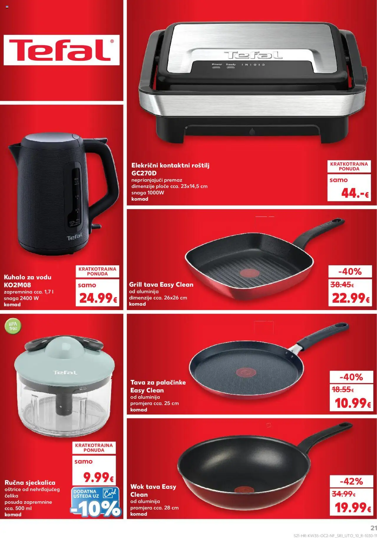 Kaufland katalog | vrijedi od 27.08.2025 | Stranica: 21 | Proizvodi: Roštilj, Grill tava, Sjeckalica, Tava