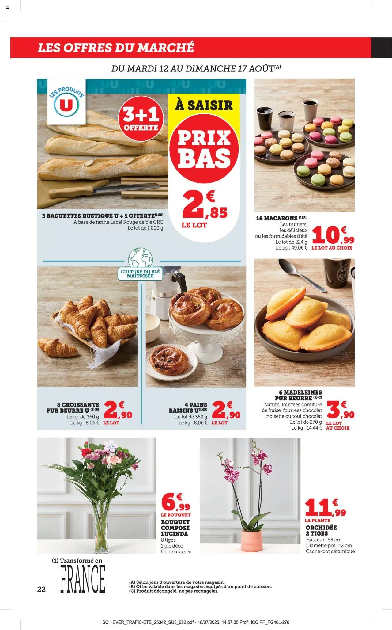  | Page: 22 | Produits: Base, Farine, Orchidée, Beurre