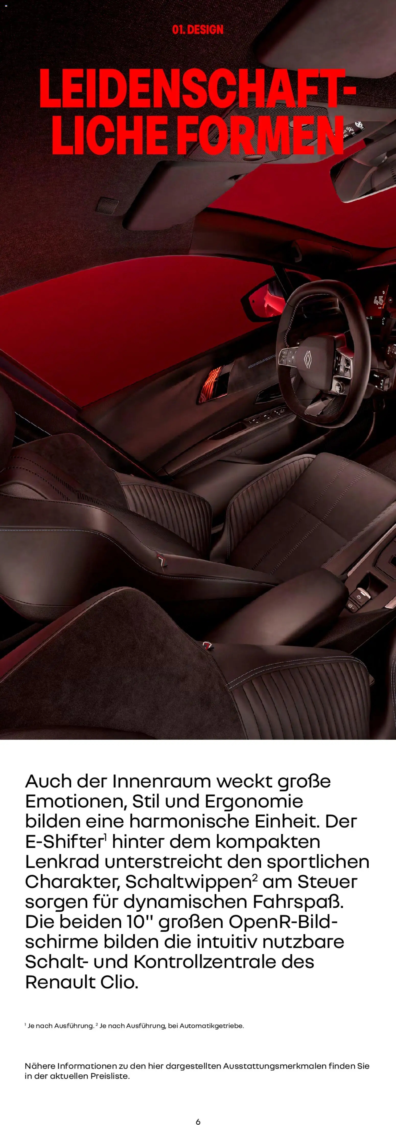 Renault Neuer Clio – gültig ab 01.10.2025 | Seite: 6