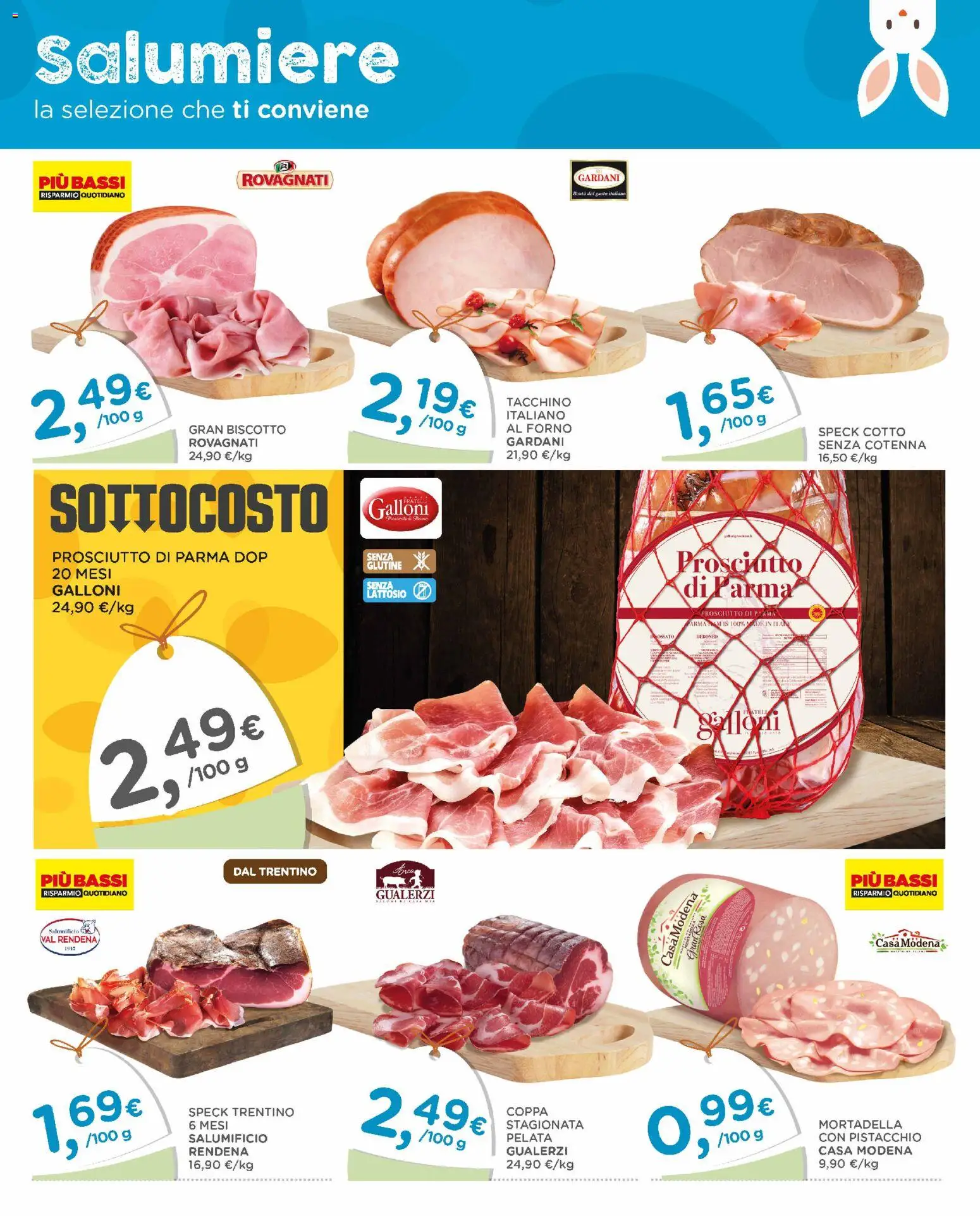 Volantino Poli del 25.03.2026 | Pagina: 4 | Prodotti: Speck, Prosciutto di Parma, Tacchino, Forno