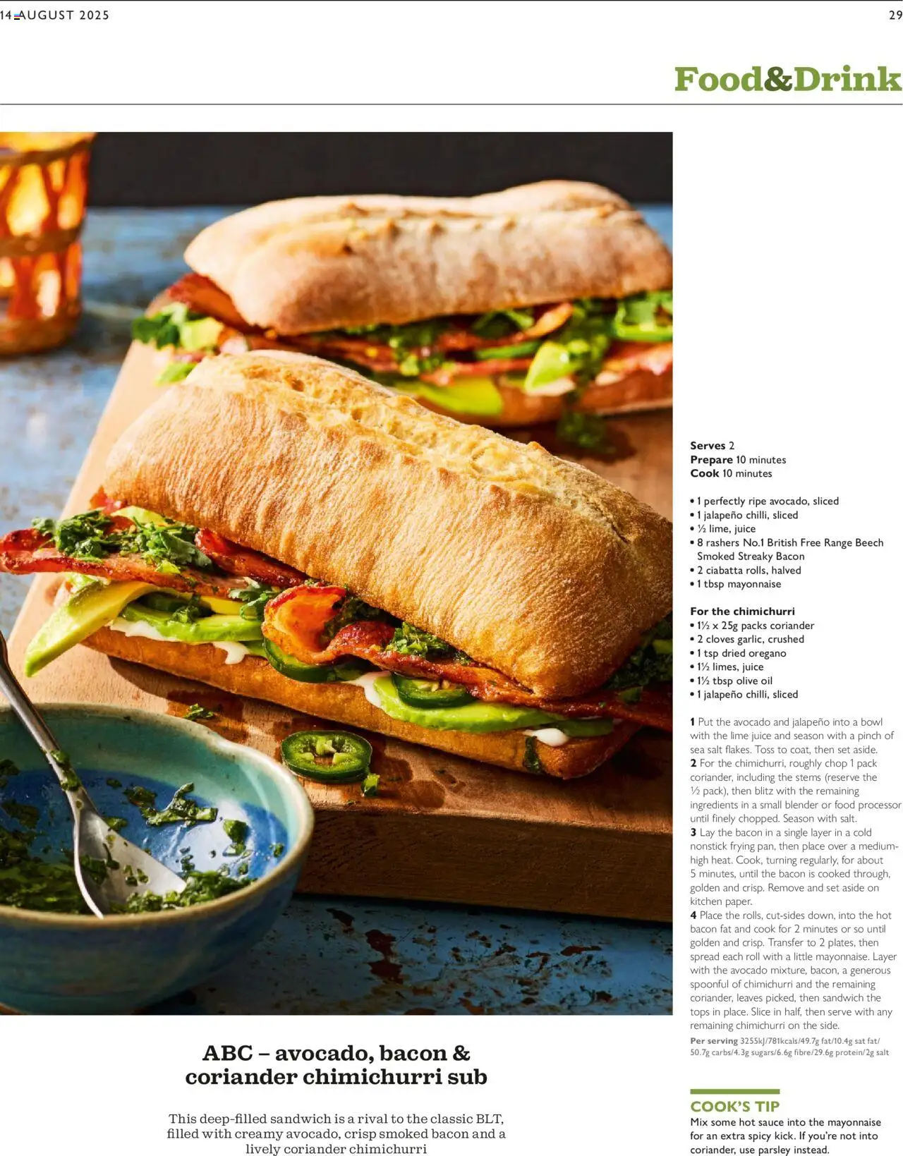  | Page: 29 | Products: Sauce, Olive oil, Juice, Bowl