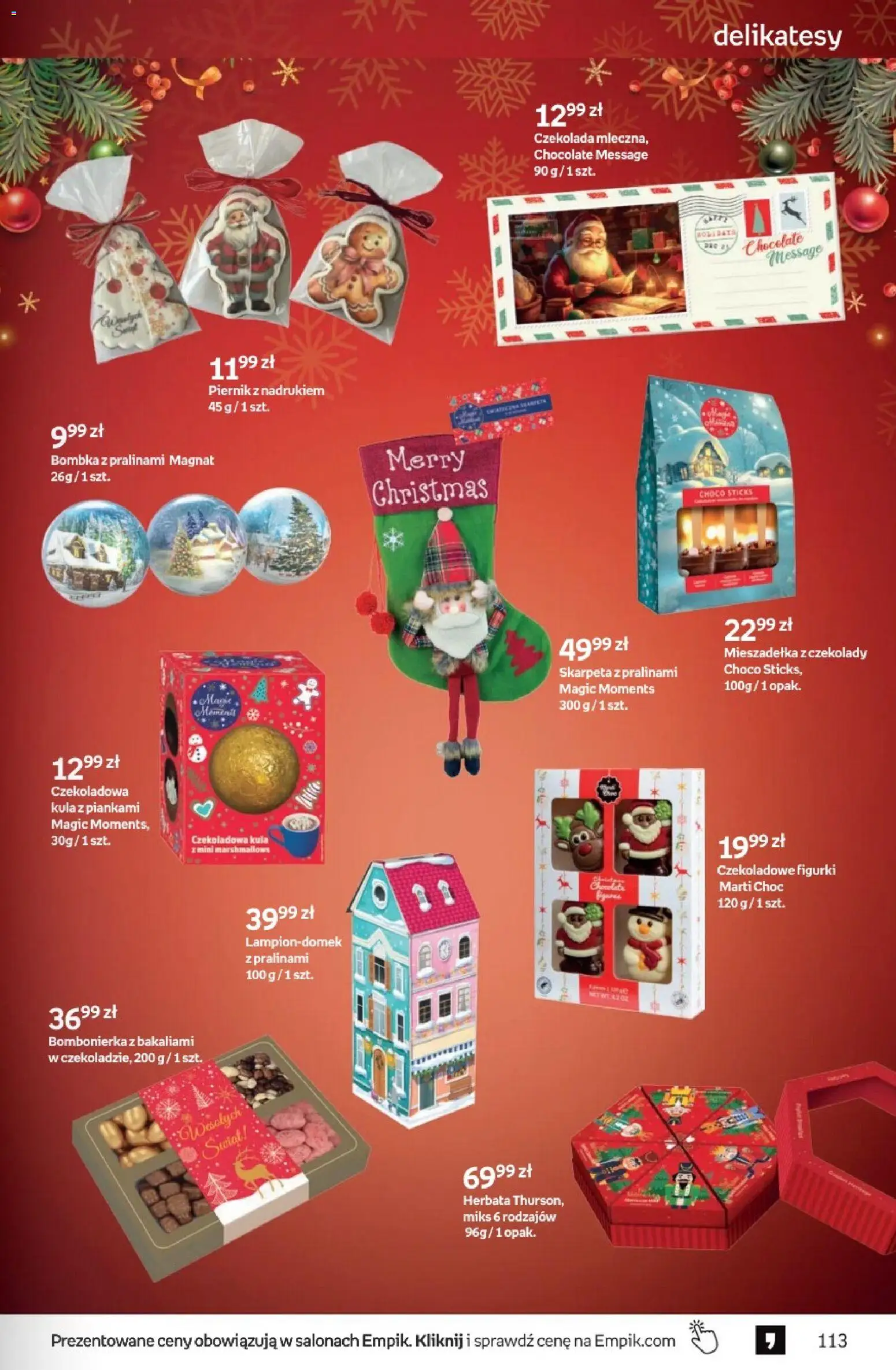 Empik promocje - Tom kultury Zabawki od 12.11.2025 | Strona: 19 | Produkty: Czekoladowa, Piernik, Bombonierka, Delikatesy