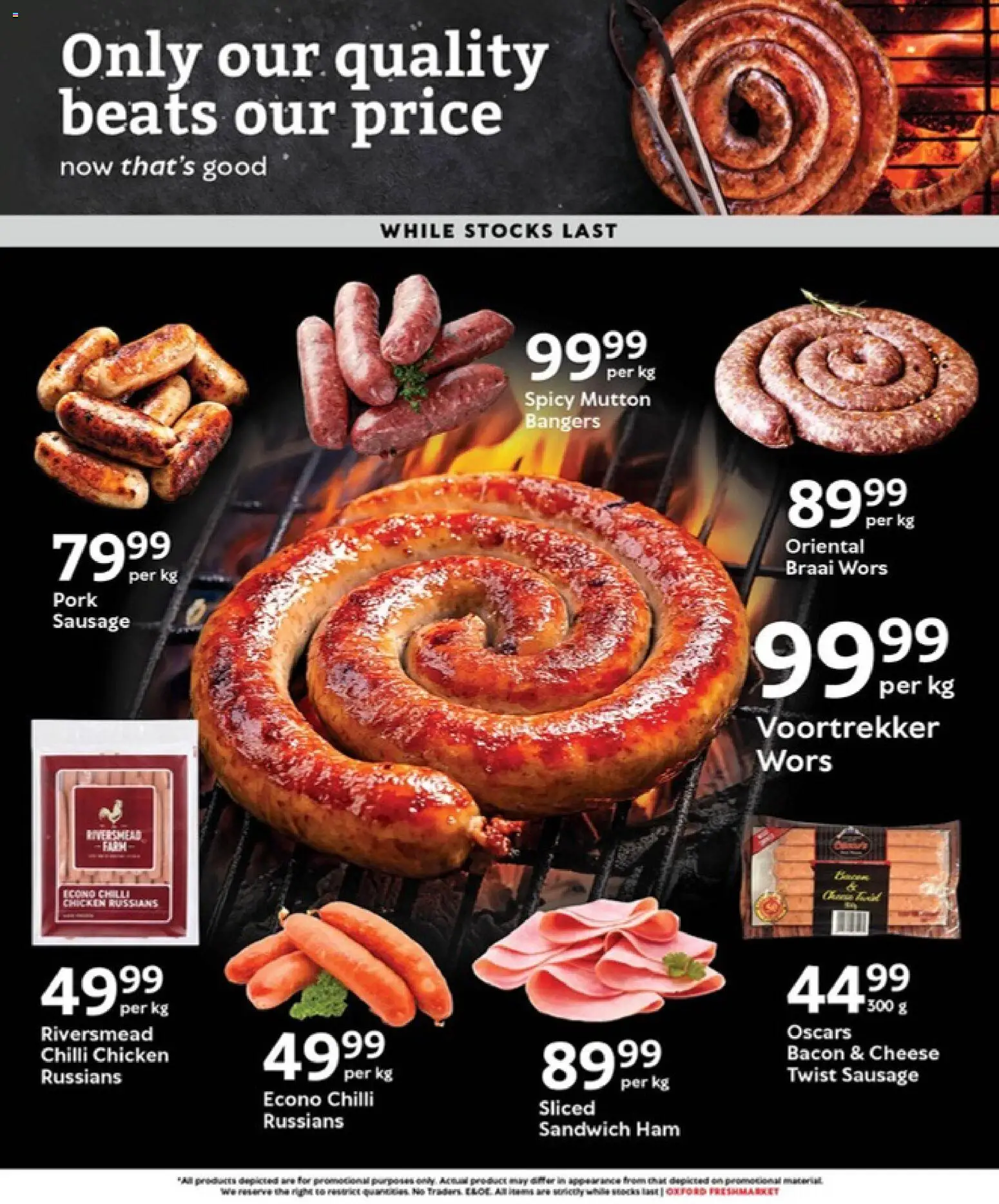 New Oxford Freshmarket catalogue – valid from 08.04.2026 | Page: 3 | Products: Cheese, Pork, Sausage, Chilli