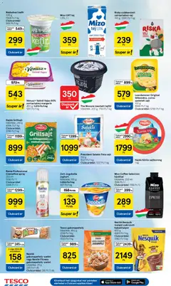 Tesco aktuális akciós újság - amely érvényes a következő dátumtól: 16.04.2026 | Oldal: 4 | Termékek: Feta sajt, Kefir, Rama, Tejföl