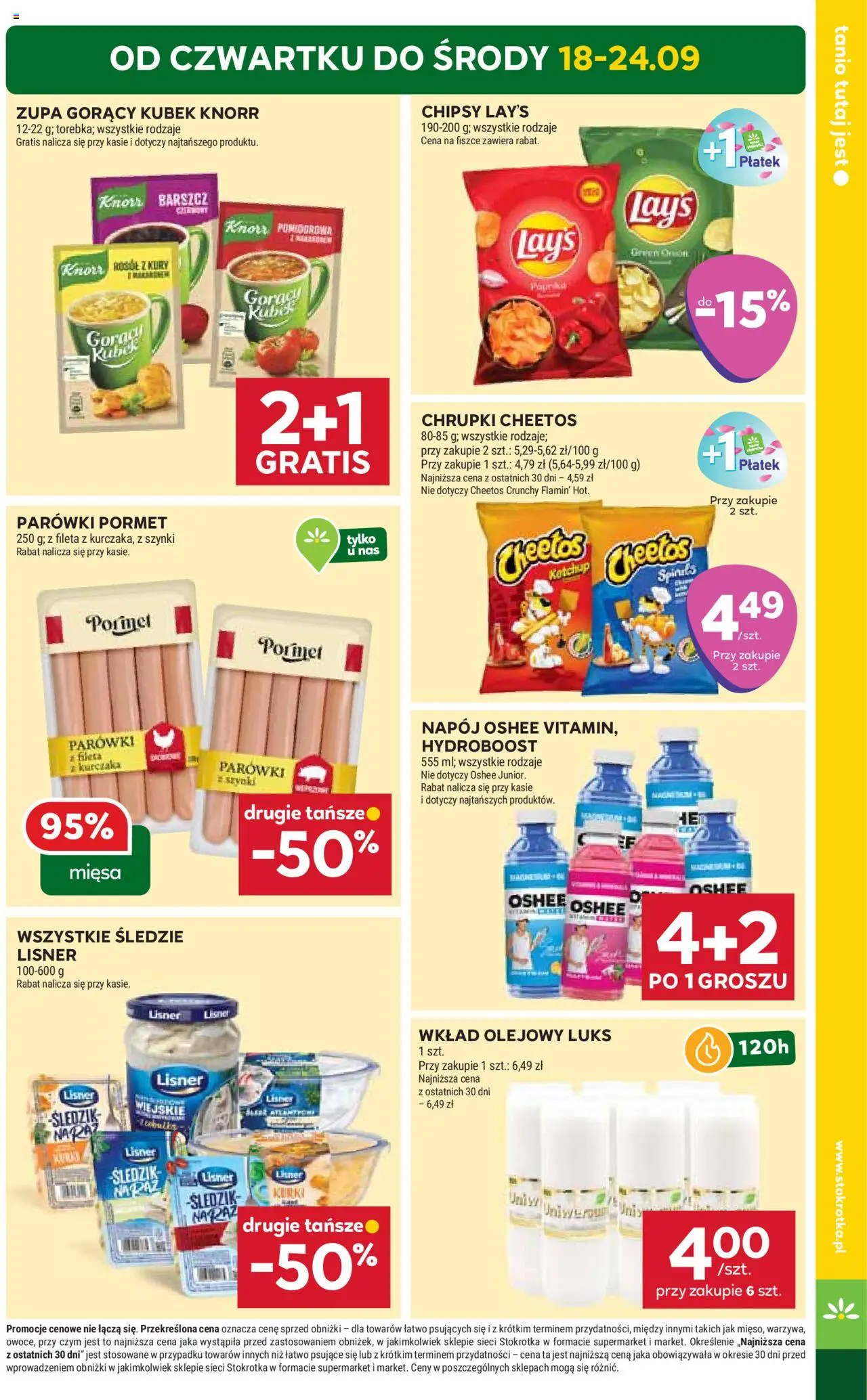 Stokrotka Gazetka - Market od 18.09.2025 | Strona: 3 | Produkty: Barszcz, Ketchup, Parówki, Zupa