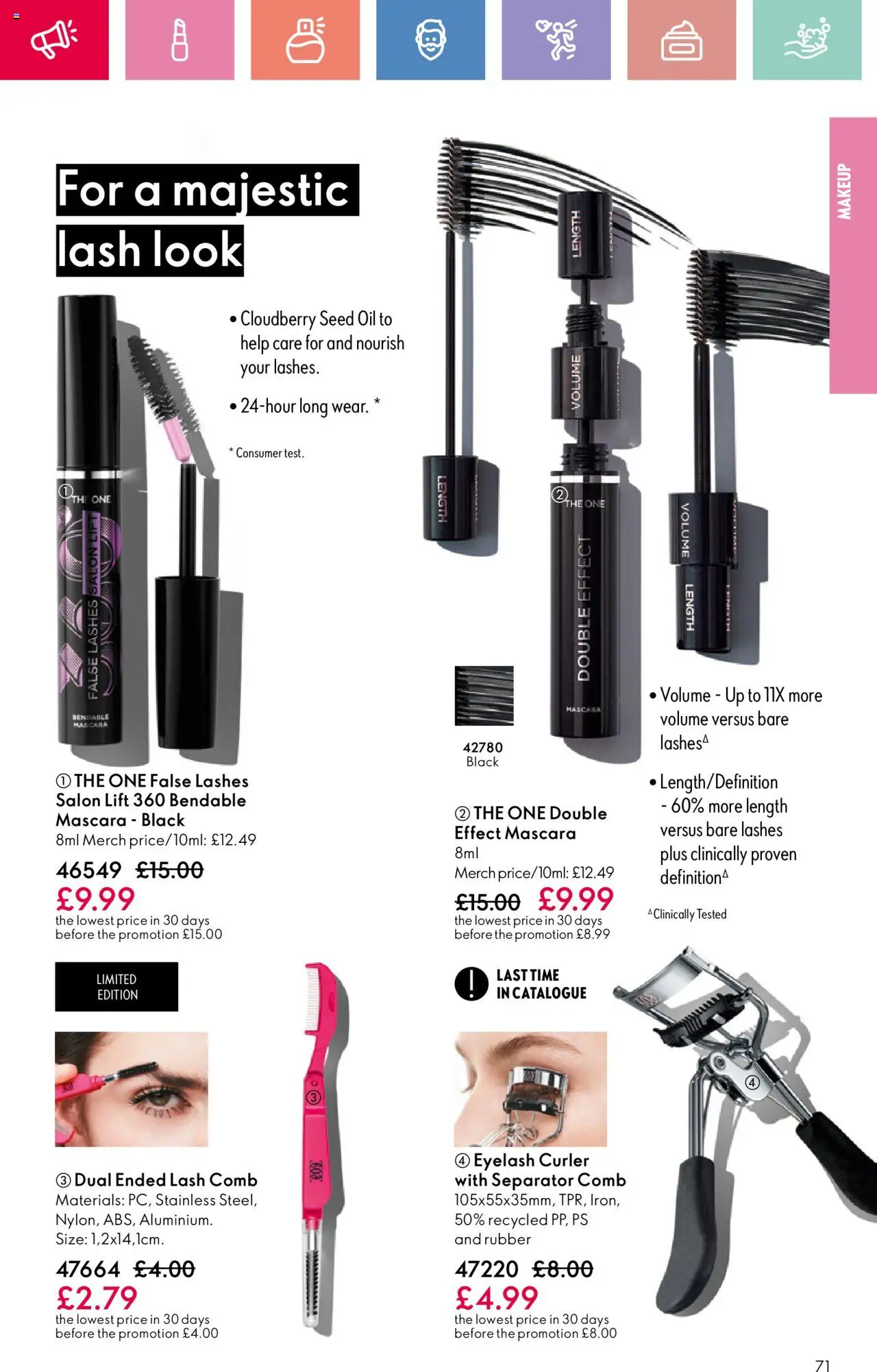  | Page: 71 | Products: Mascara, Oil