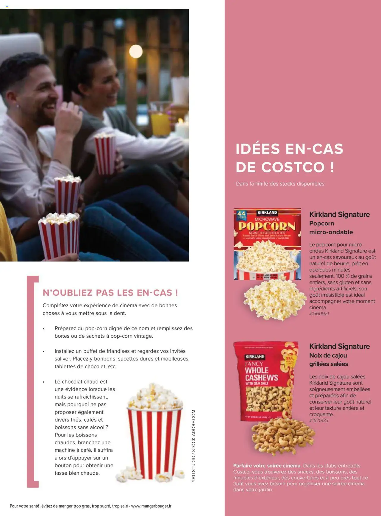  | Page: 11 | Produits: Popcorn, Buffet, Chocolat, Noix